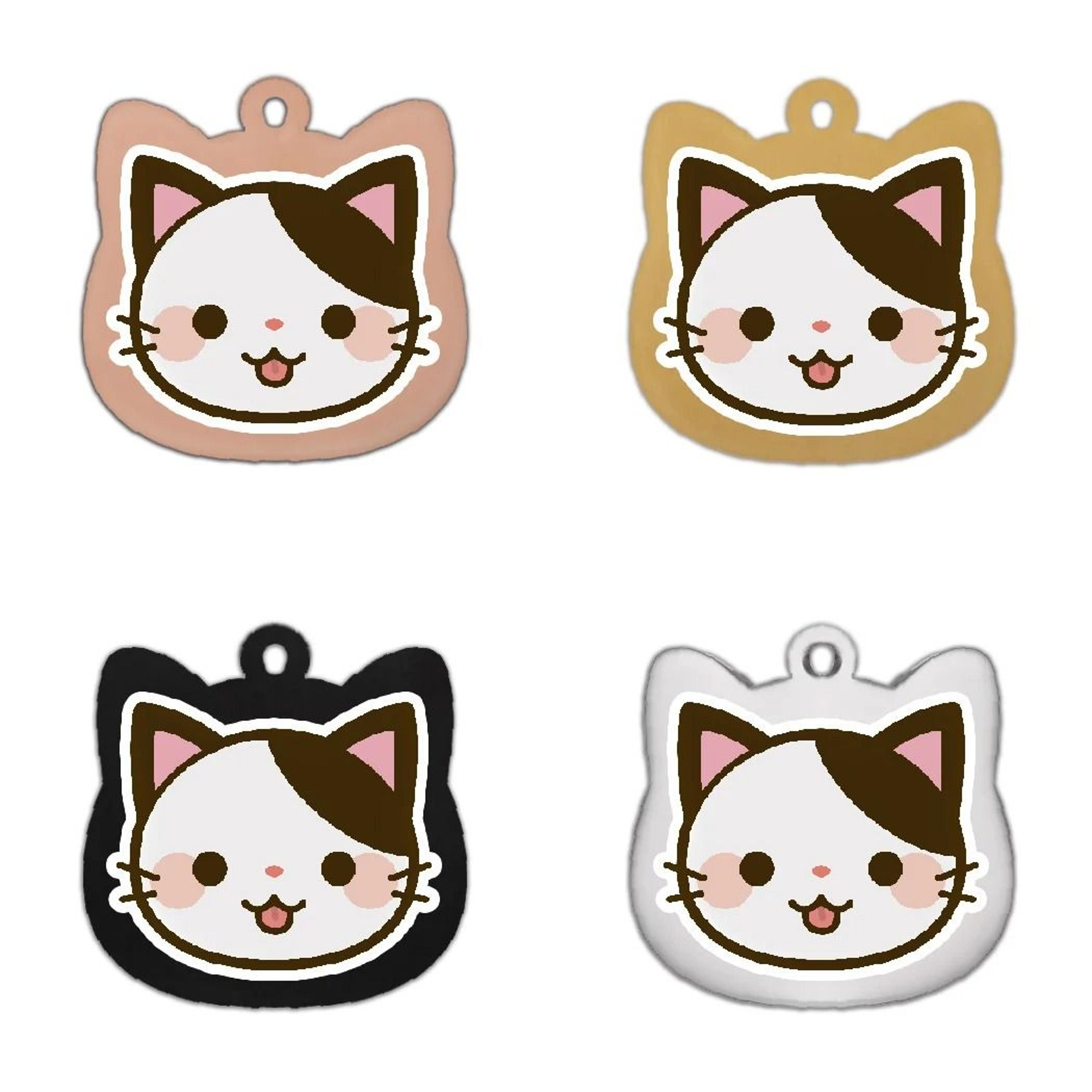 Cute Personalized Stainless Steel Cat Identification Tags 3