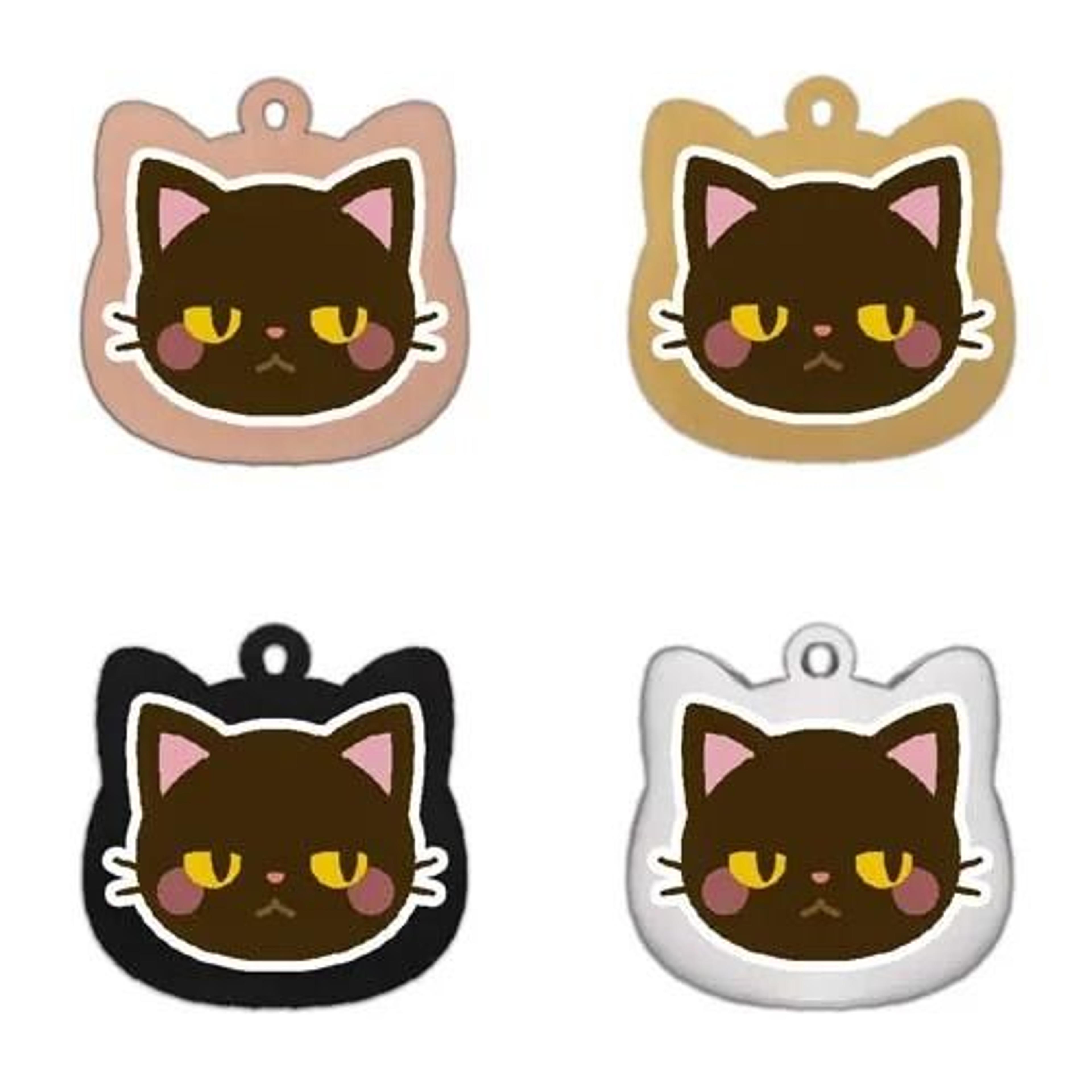 Cute Personalized Stainless Steel Cat Identification Tags 18