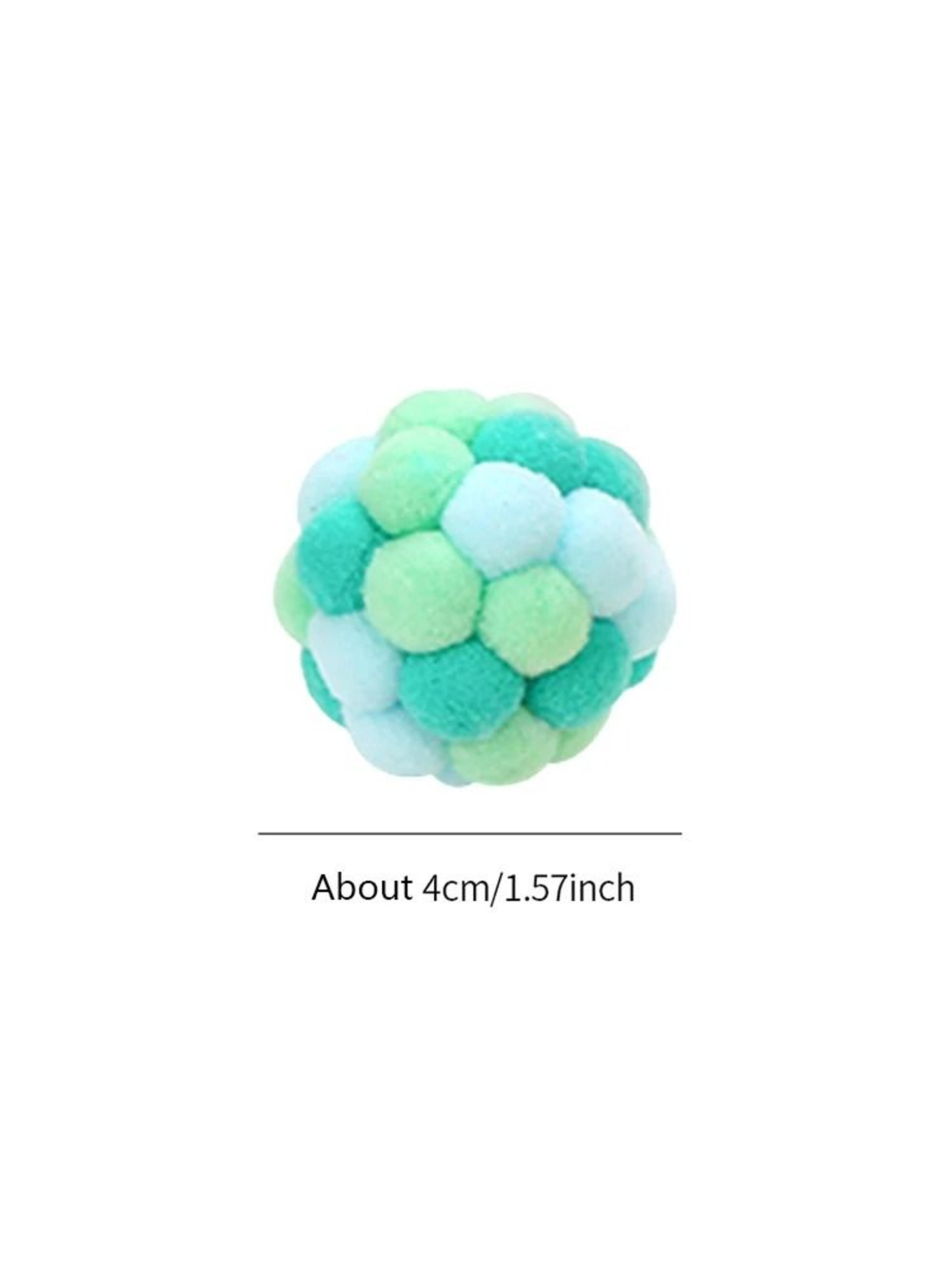 Colorful Handmade Elastic Bell Ball Cat Toy 6