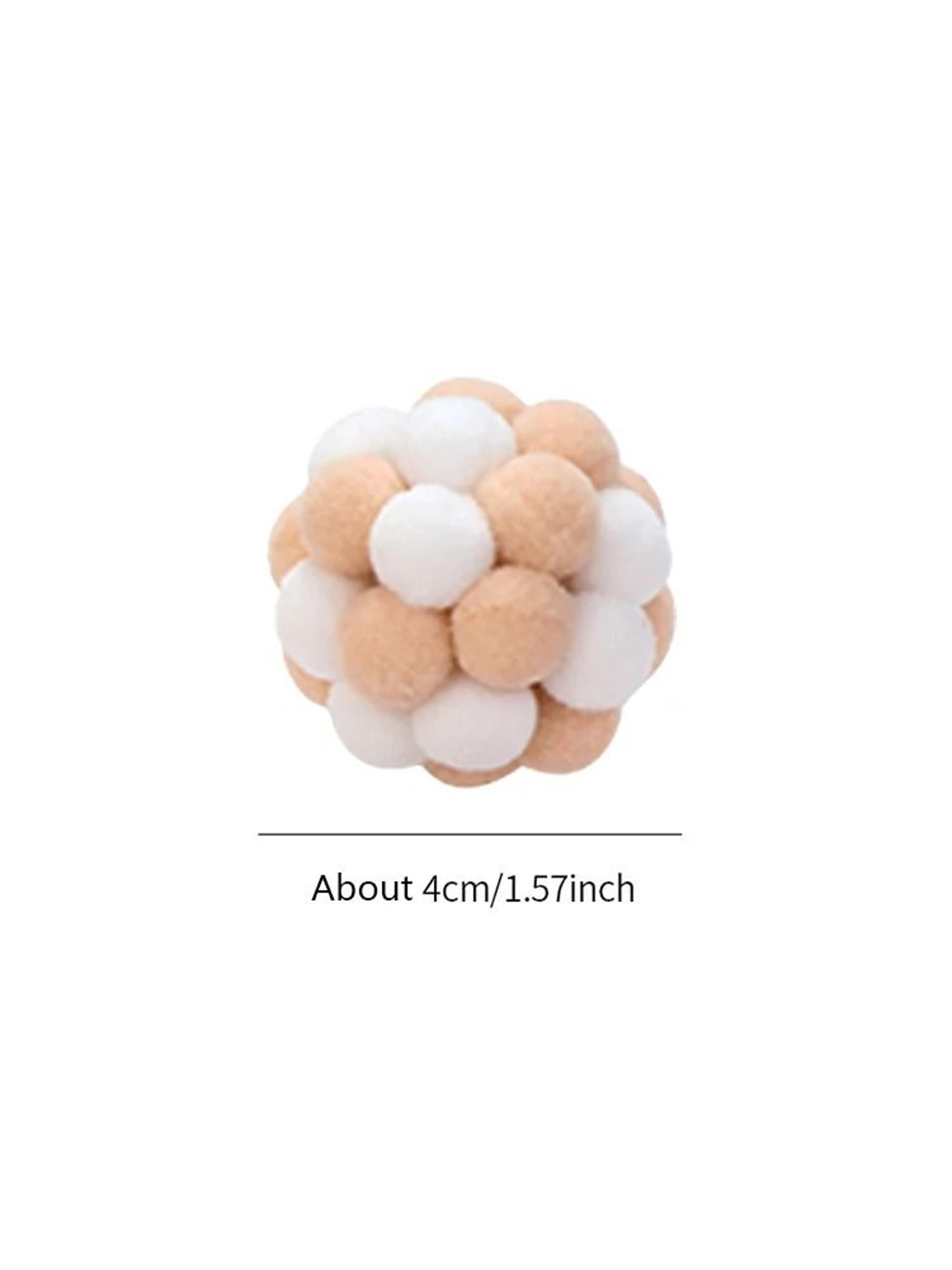 Colorful Handmade Elastic Bell Ball Cat Toy 7
