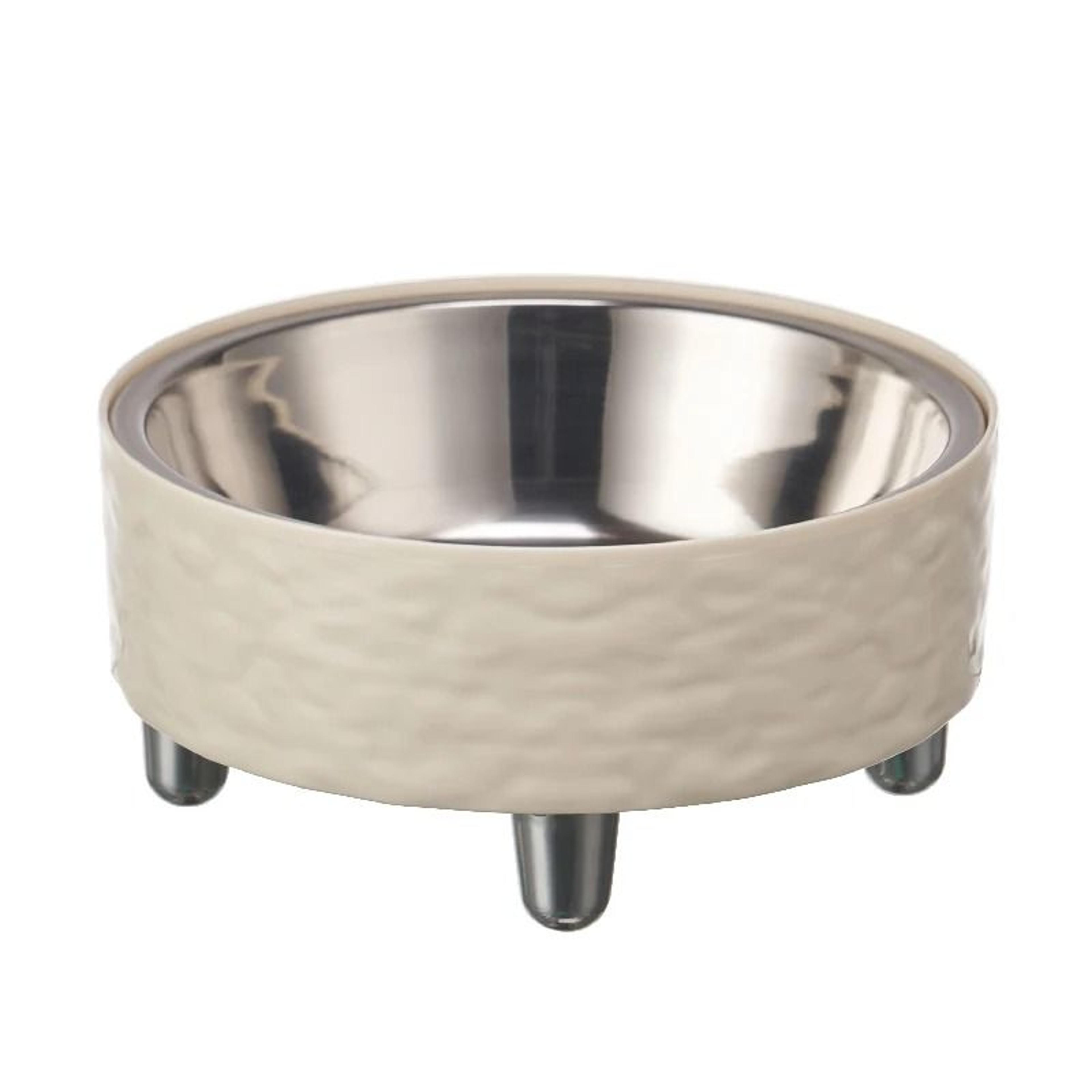 Water Ripple Elevated Stainless Steel Pet Bowl 6