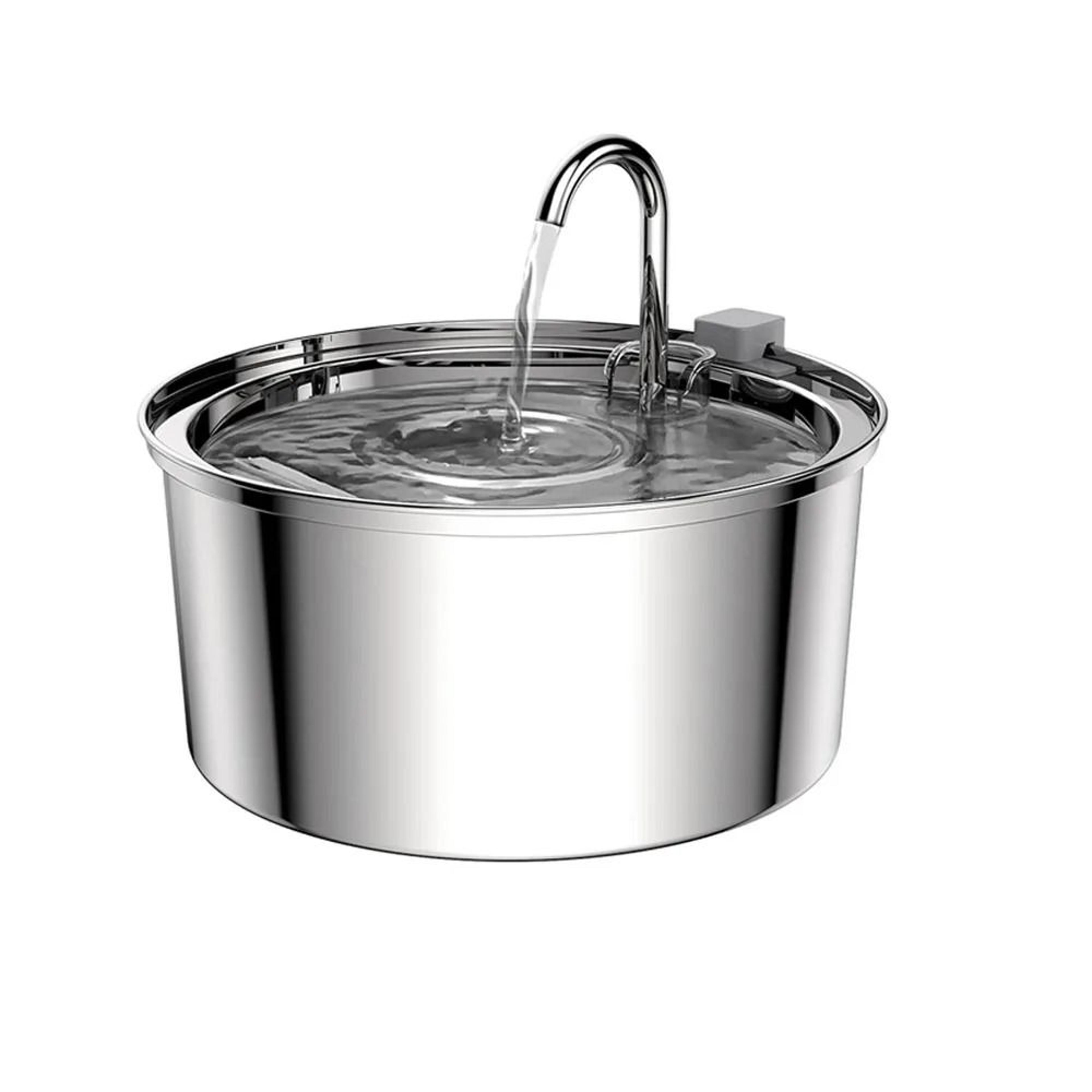 Stainless Steel Automatic Mute Pet Fountain 7