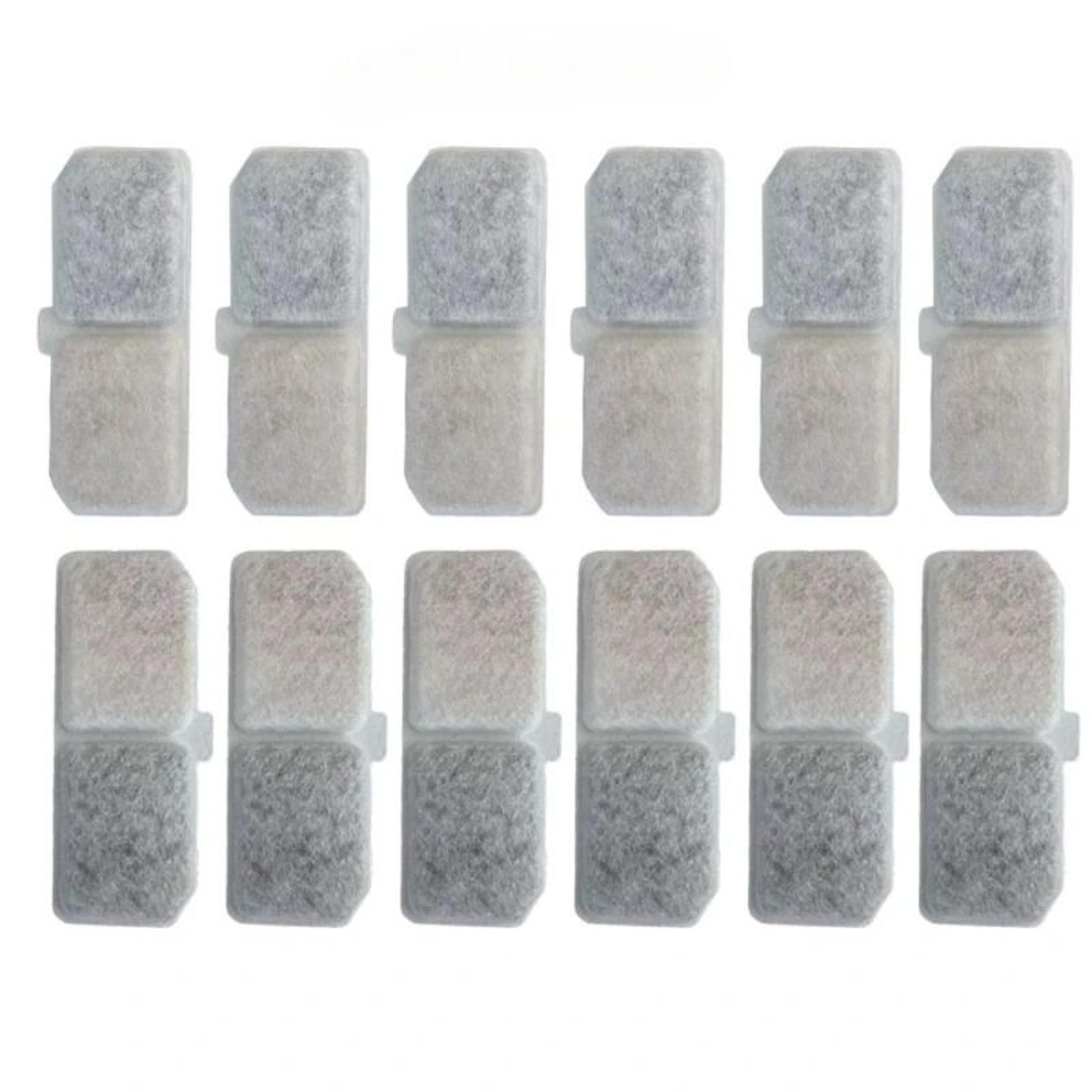 Stainless Steel Fountain Replacement Filters  Carbon Sponges 6