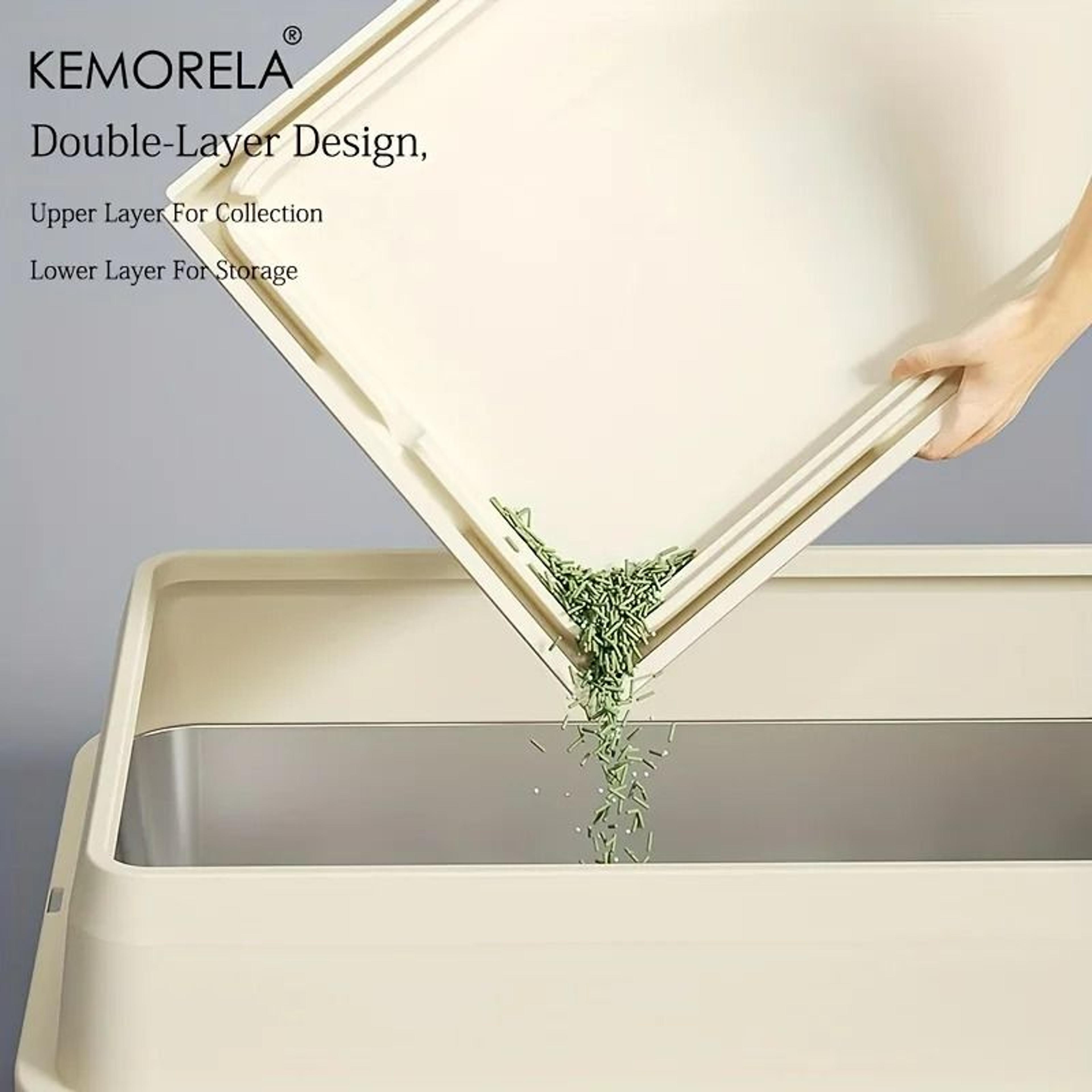 Extra Large Enclosed Stainless Steel Cat Litter Box 2