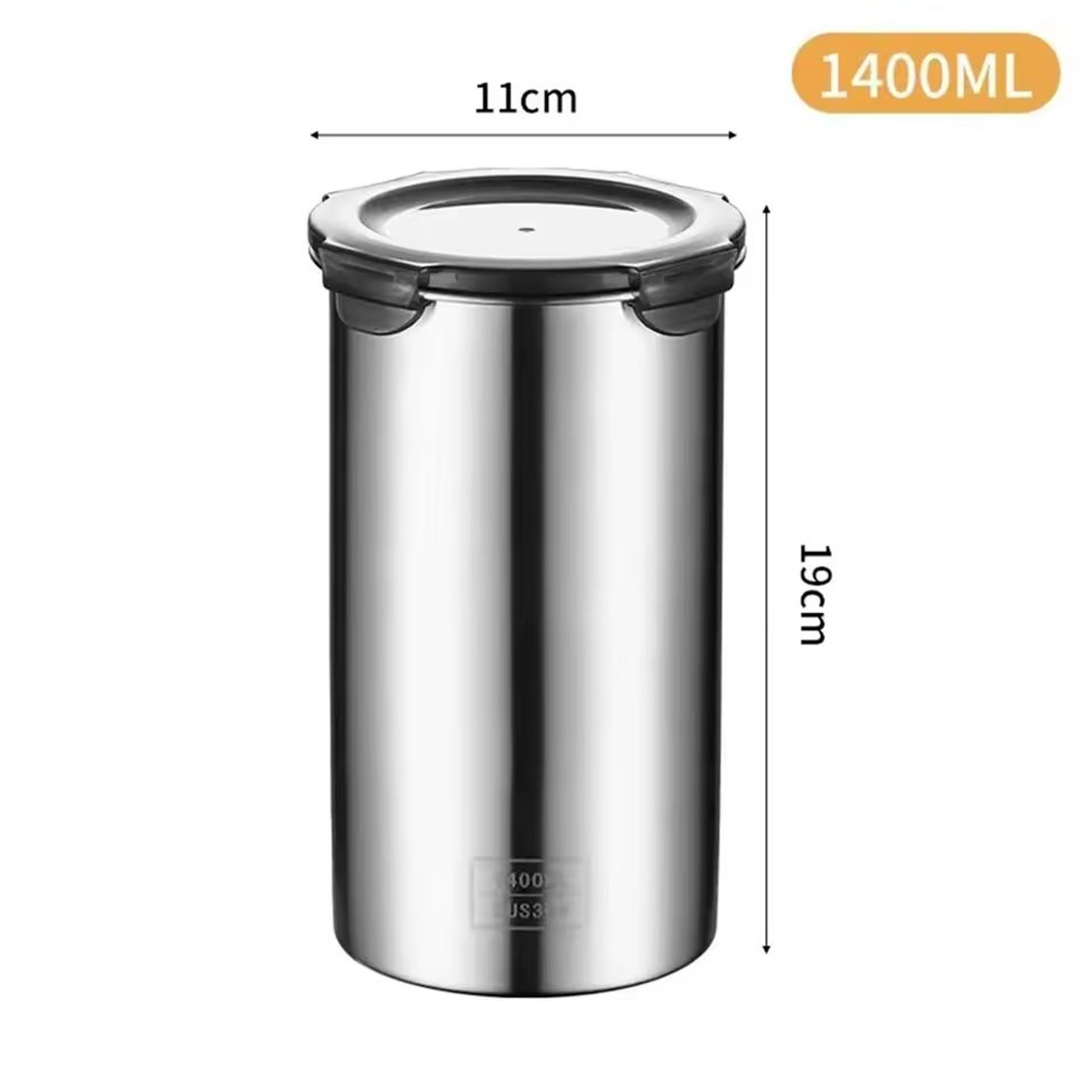 Premium Stainless Steel VacuumSealed Food Storage Canister 2