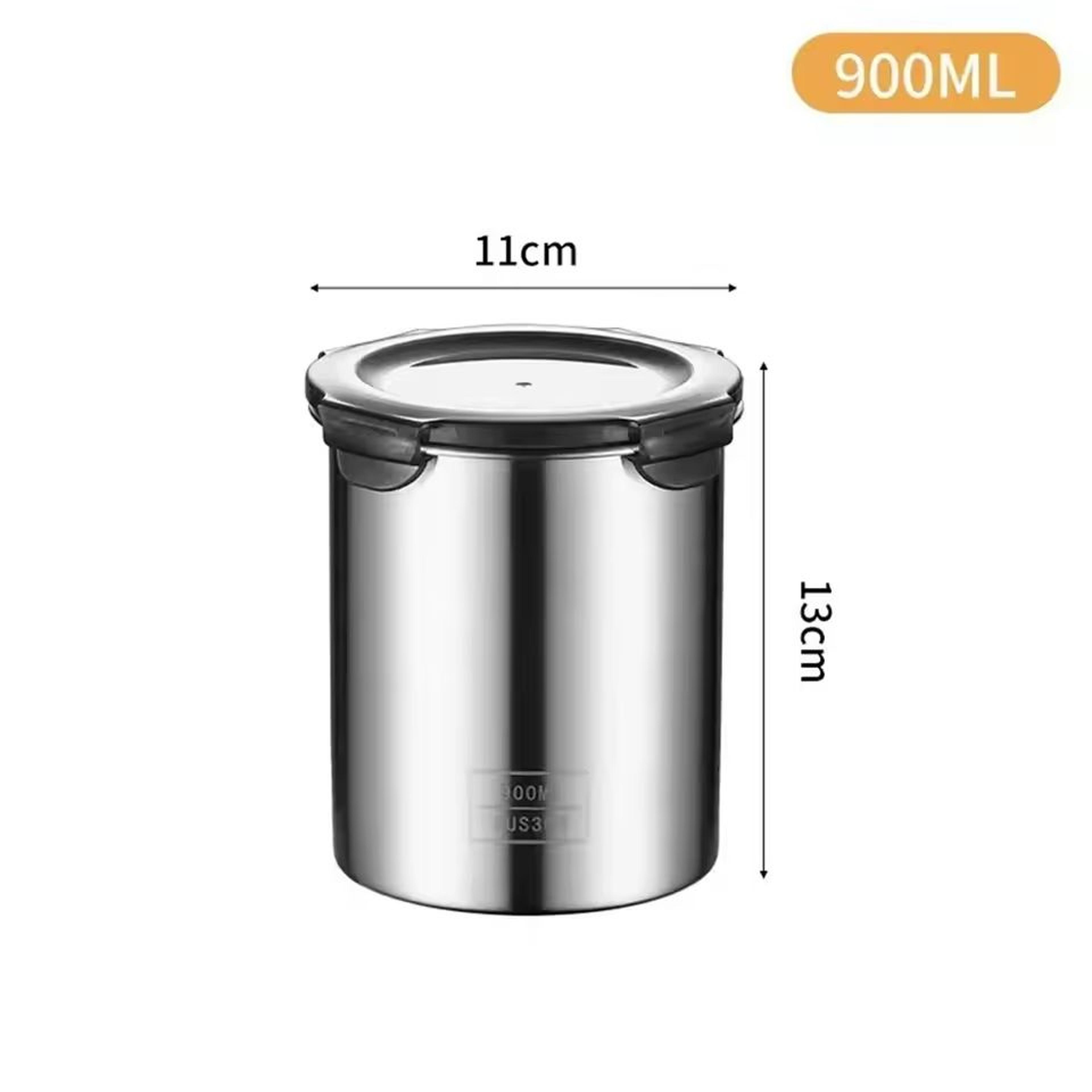 Premium Stainless Steel VacuumSealed Food Storage Canister 5