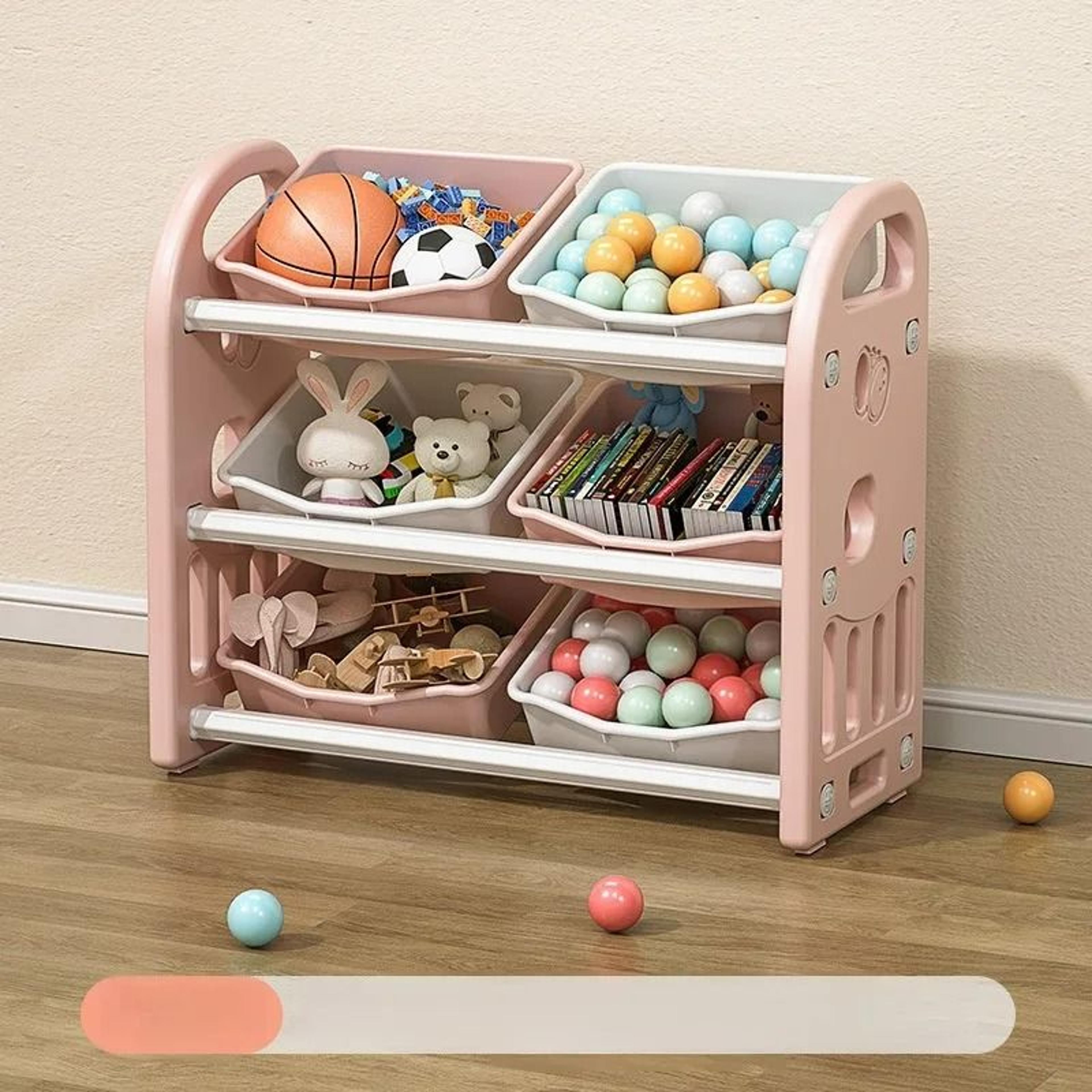 HighCapacity MultiFunctional Baby Toy And Nursery Storage Cabinet 9