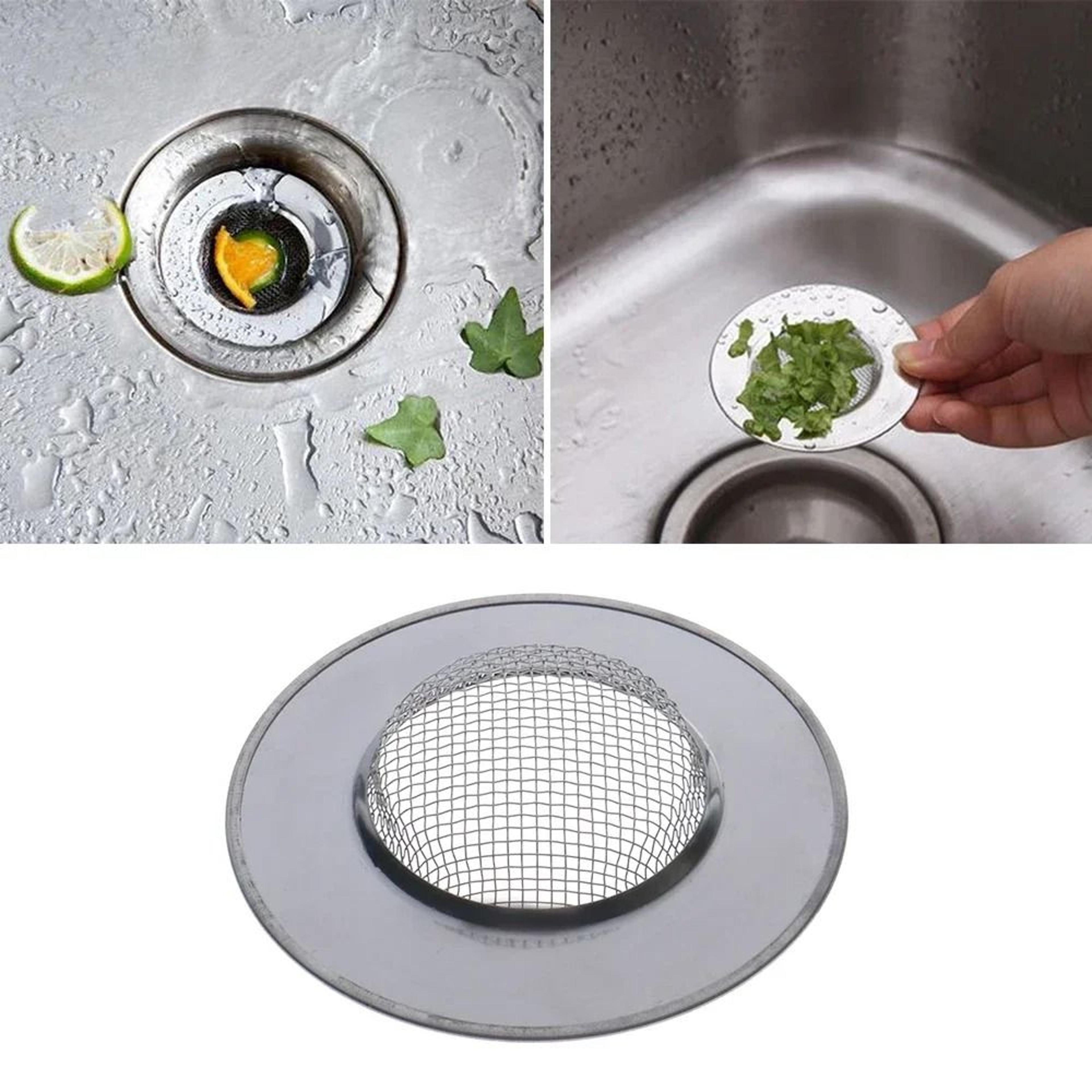Stainless Steel Bathtub Hair Catcher And Sink Filter Plug 4