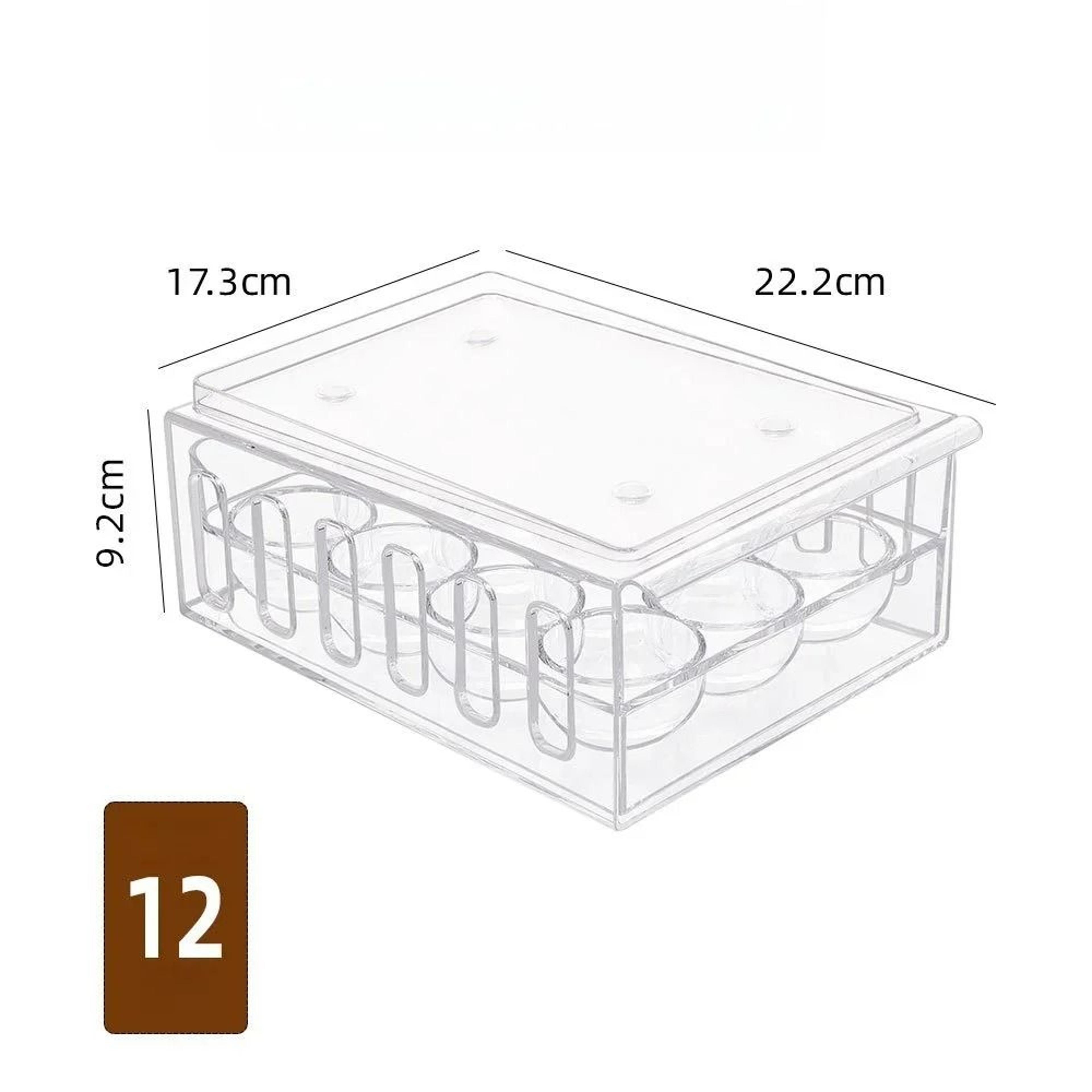 DrawerType Stackable Egg Box And FreshKeeping Fridge Organizer 8