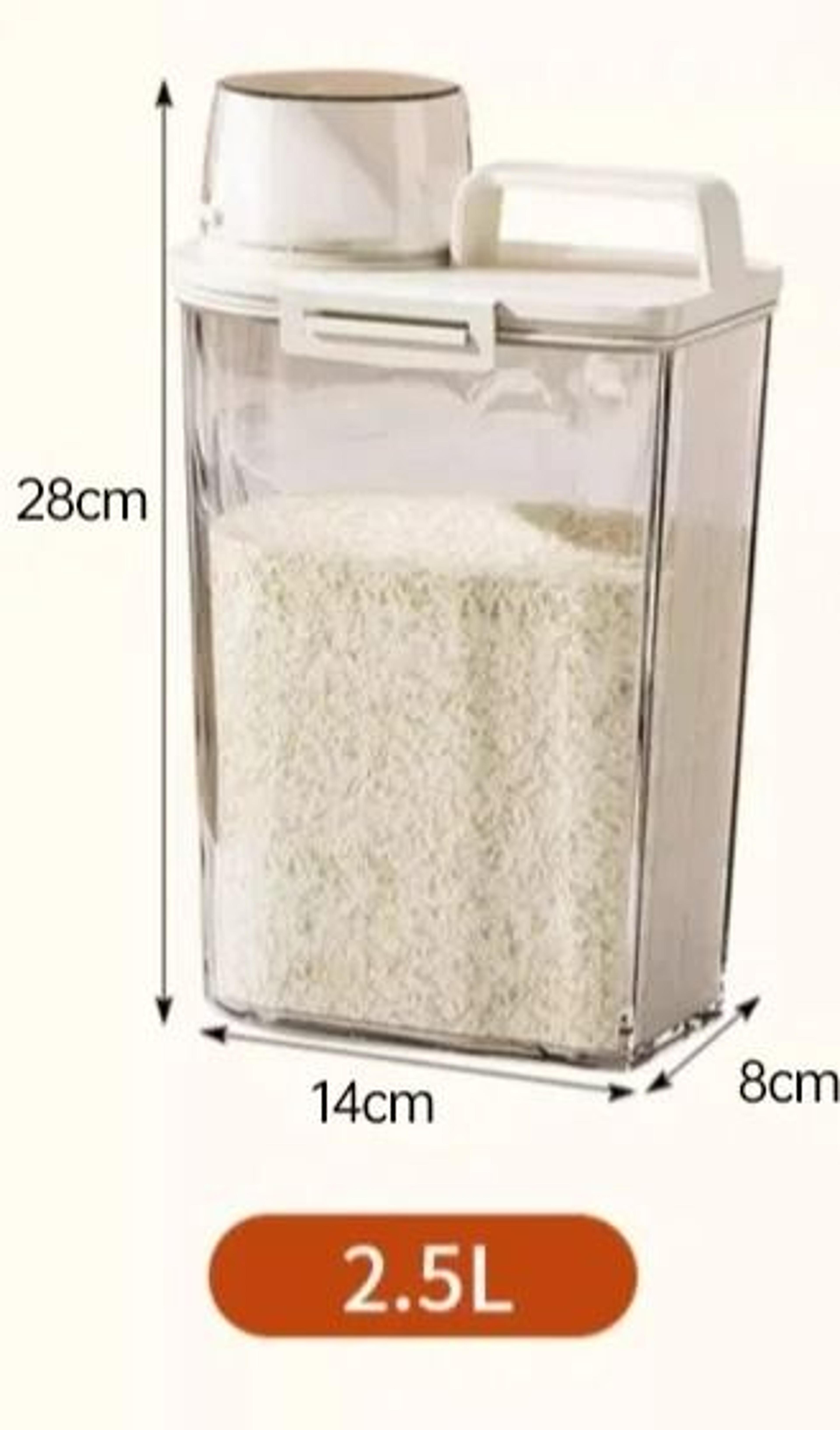 25L Portable Food Storage Box  Sealed Airtight Container For Grains Flour  Rice 6