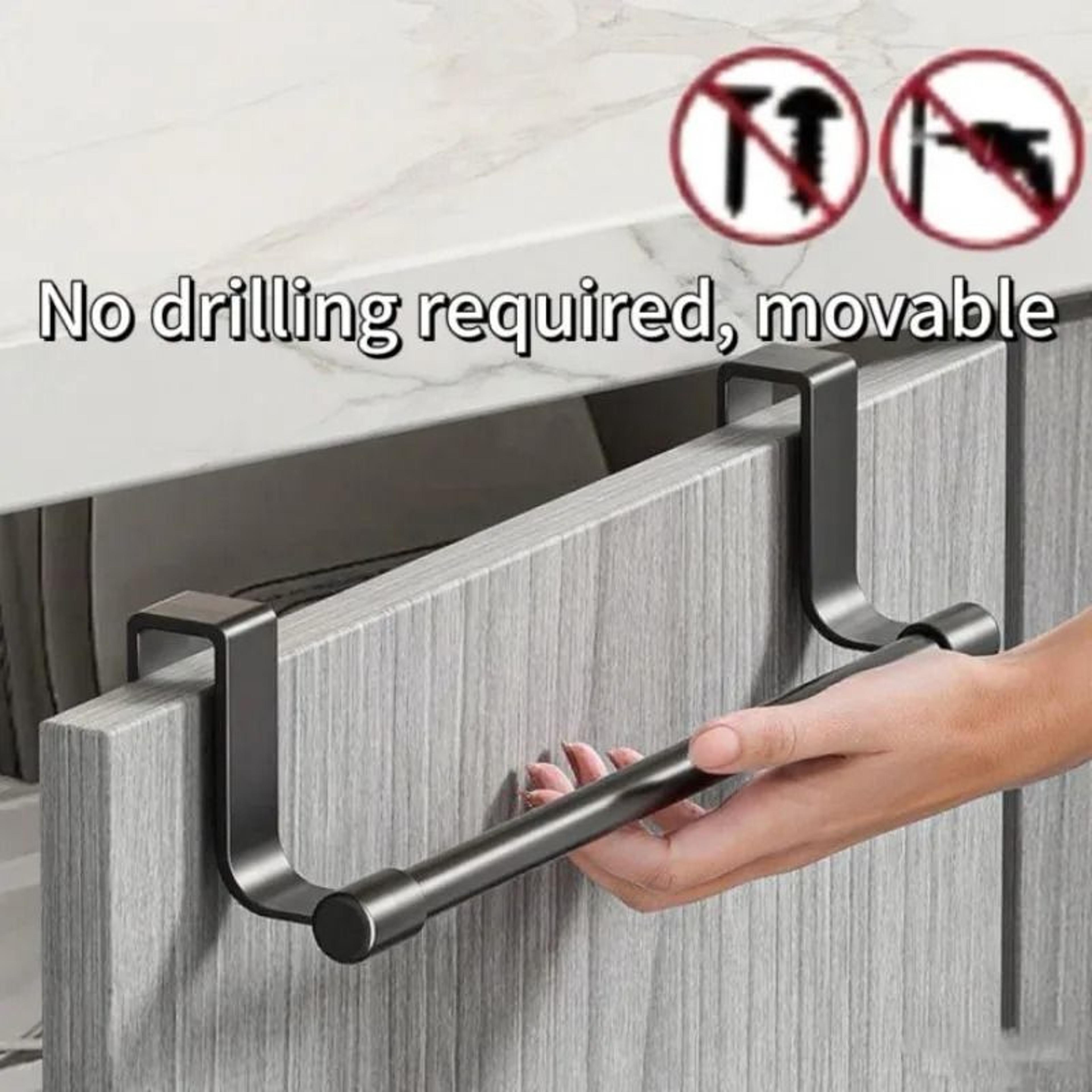 OverCabinet Hanging Towel Rack Bar 1