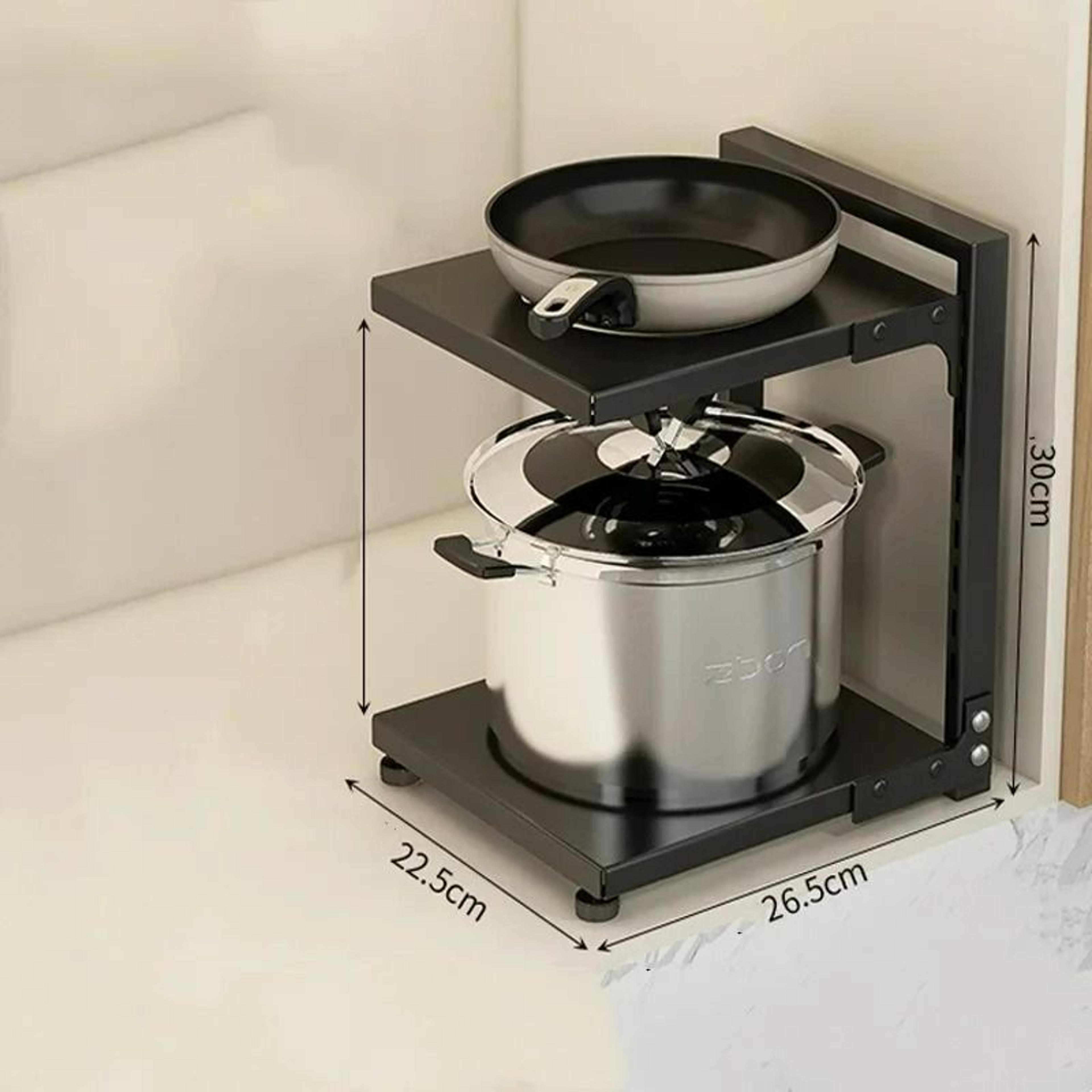 HeavyDuty MultiLayer Carbon Steel UnderSink Cabinet Storage Rack 10