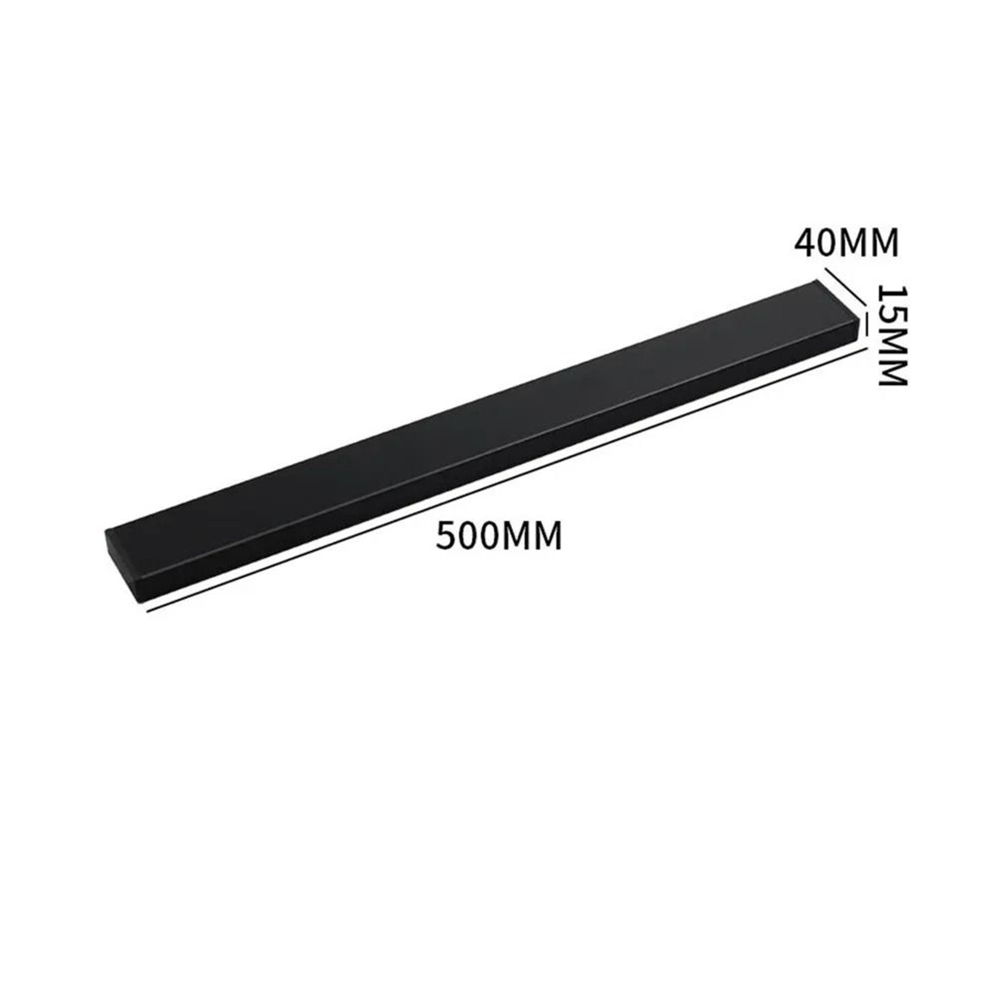 Black Stainless Steel Magnetic Knife Holder And NonPiercing WallMounted Knife Block Storage Bar 5