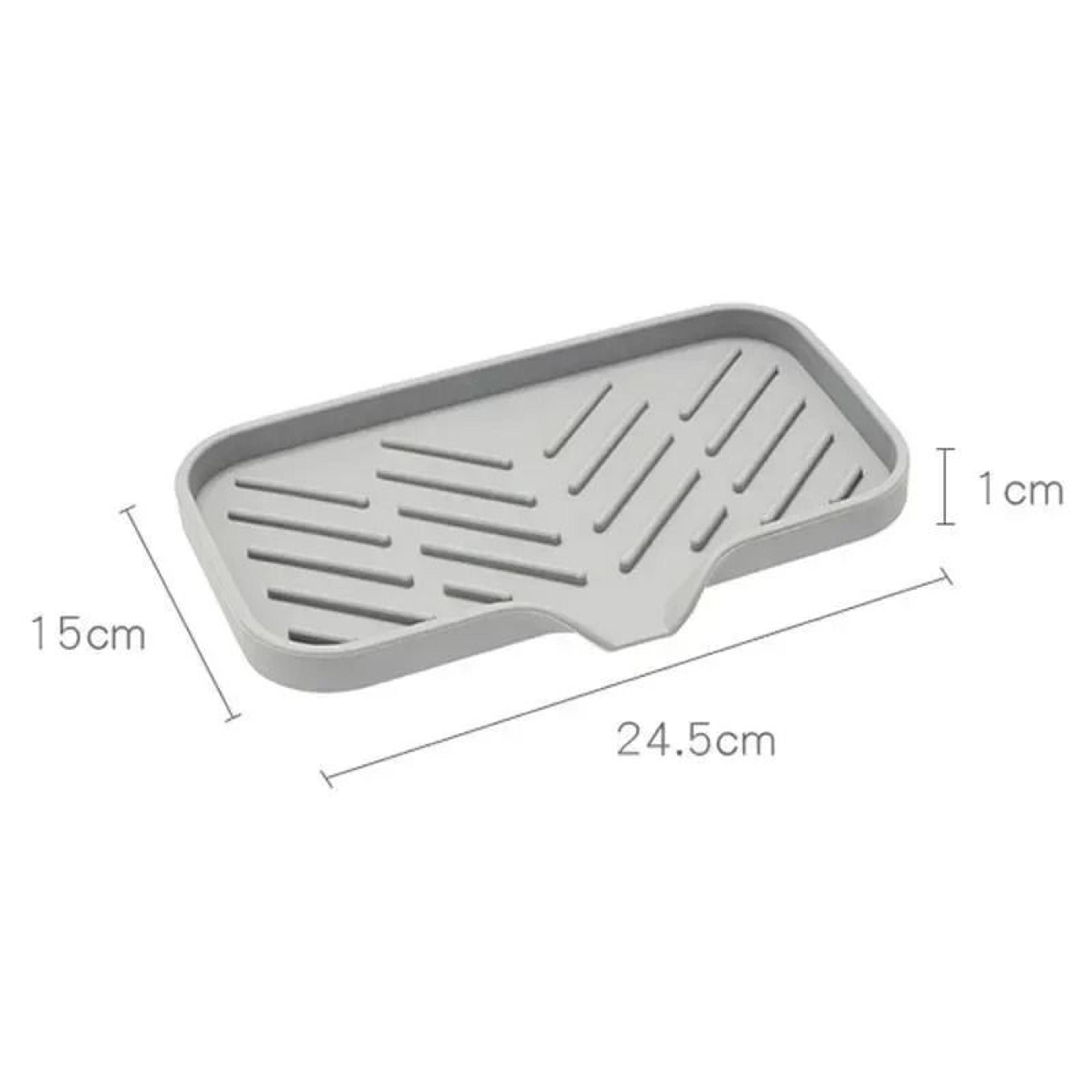 Elite SelfDraining Silicone Sink Organizer Tray 8