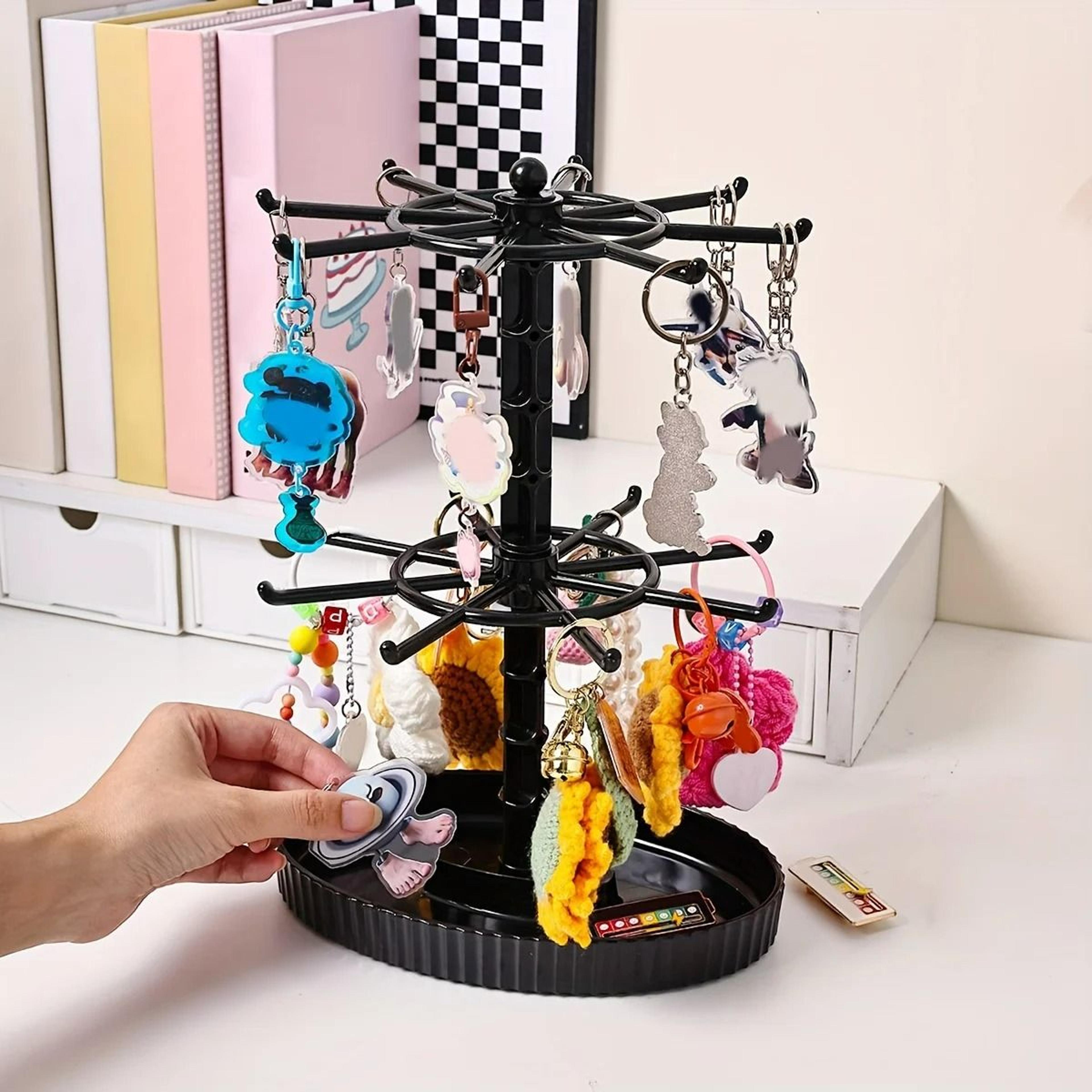 MultiLayer Adjustable Rotating Desktop Accessory Storage Tower 5