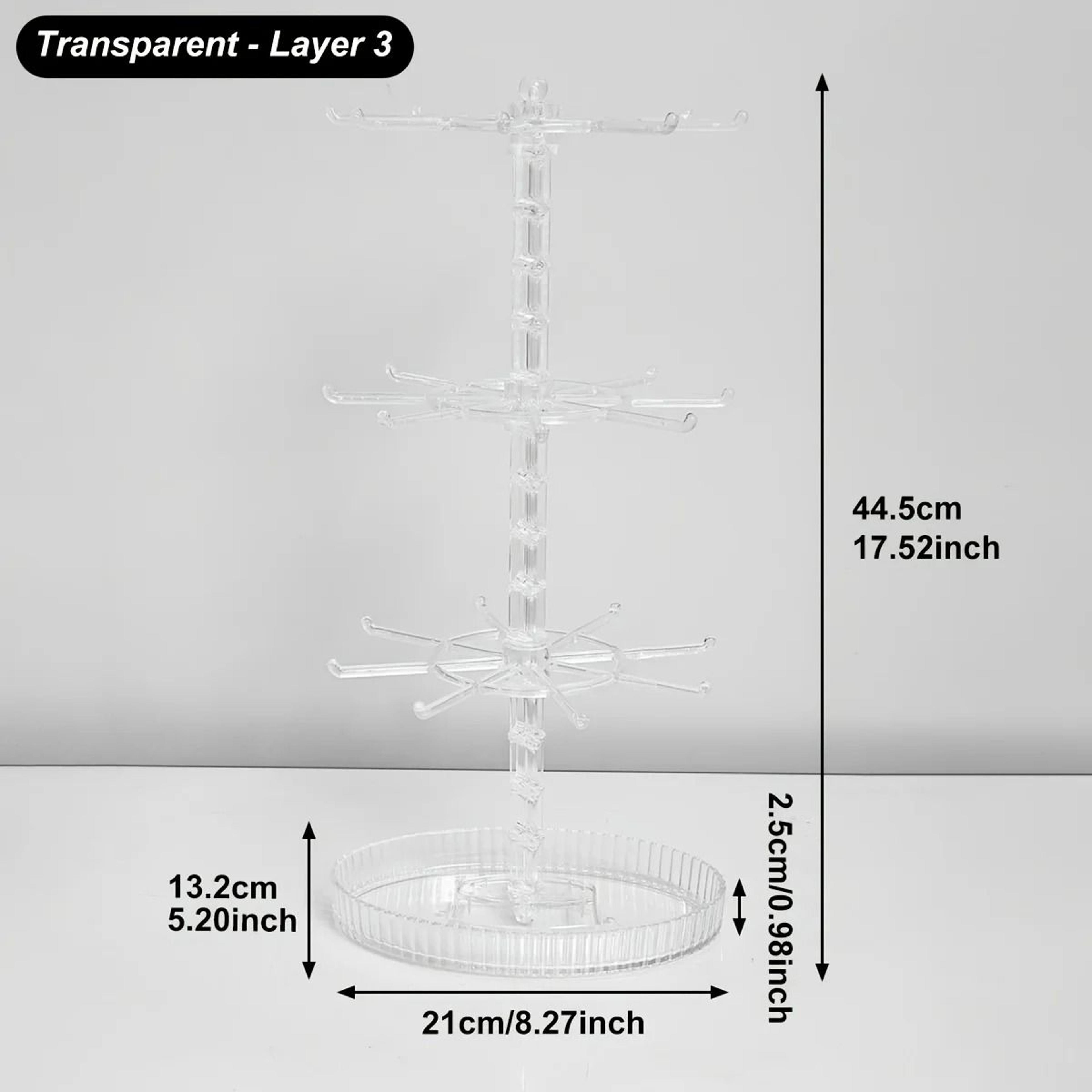 MultiLayer Adjustable Rotating Desktop Accessory Storage Tower 7