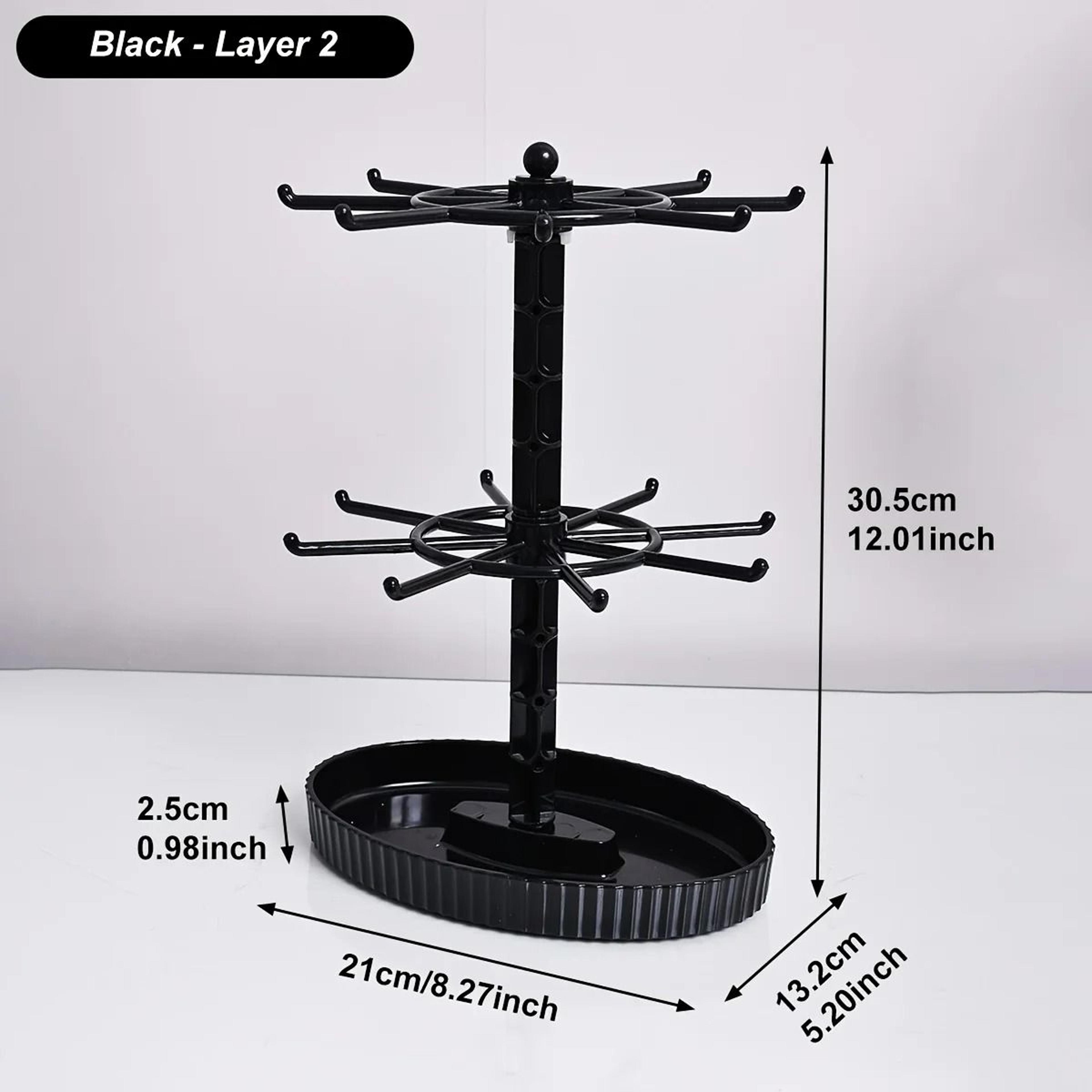 MultiLayer Adjustable Rotating Desktop Accessory Storage Tower 8