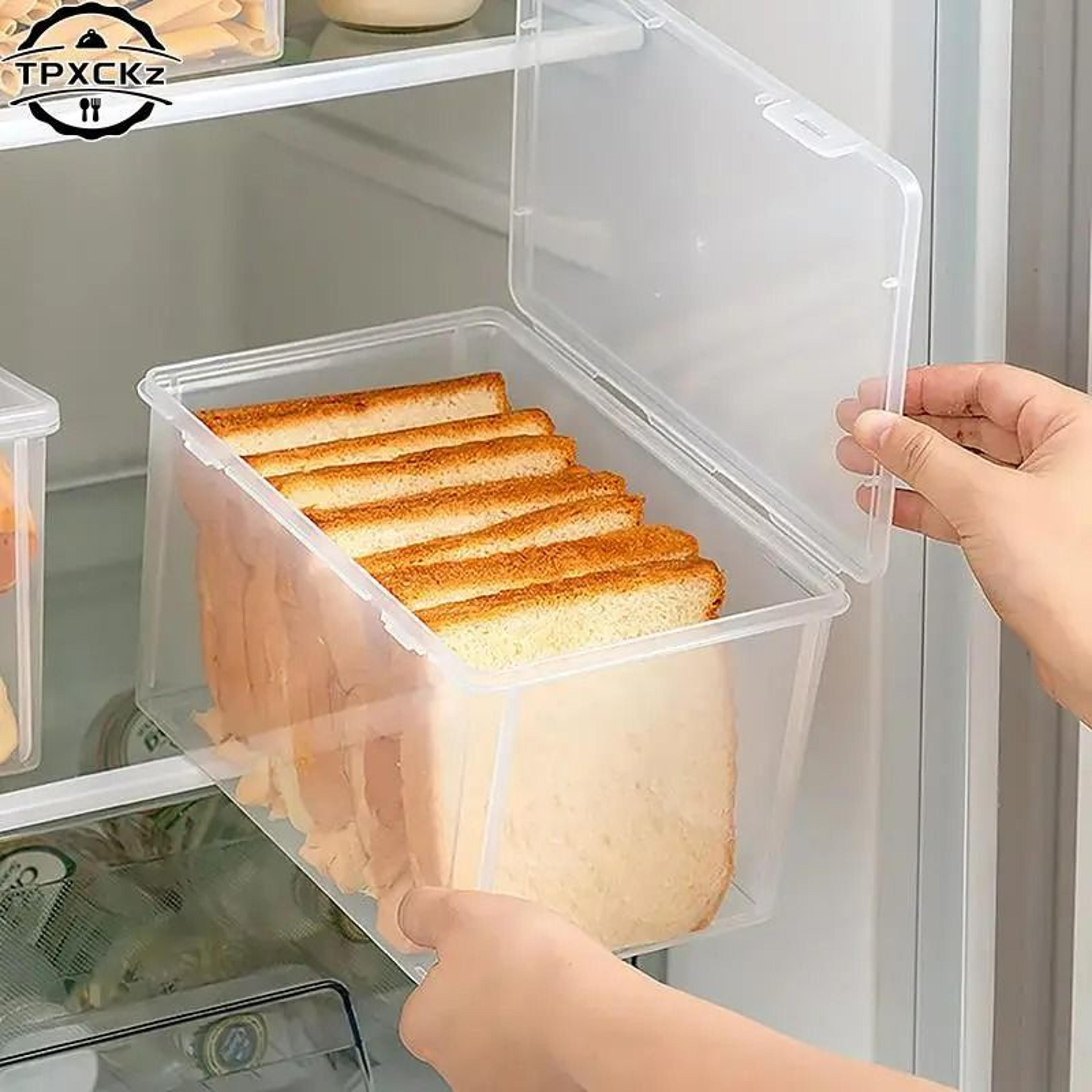 airtight loaf bread storage vault with freshness time-tracking dial