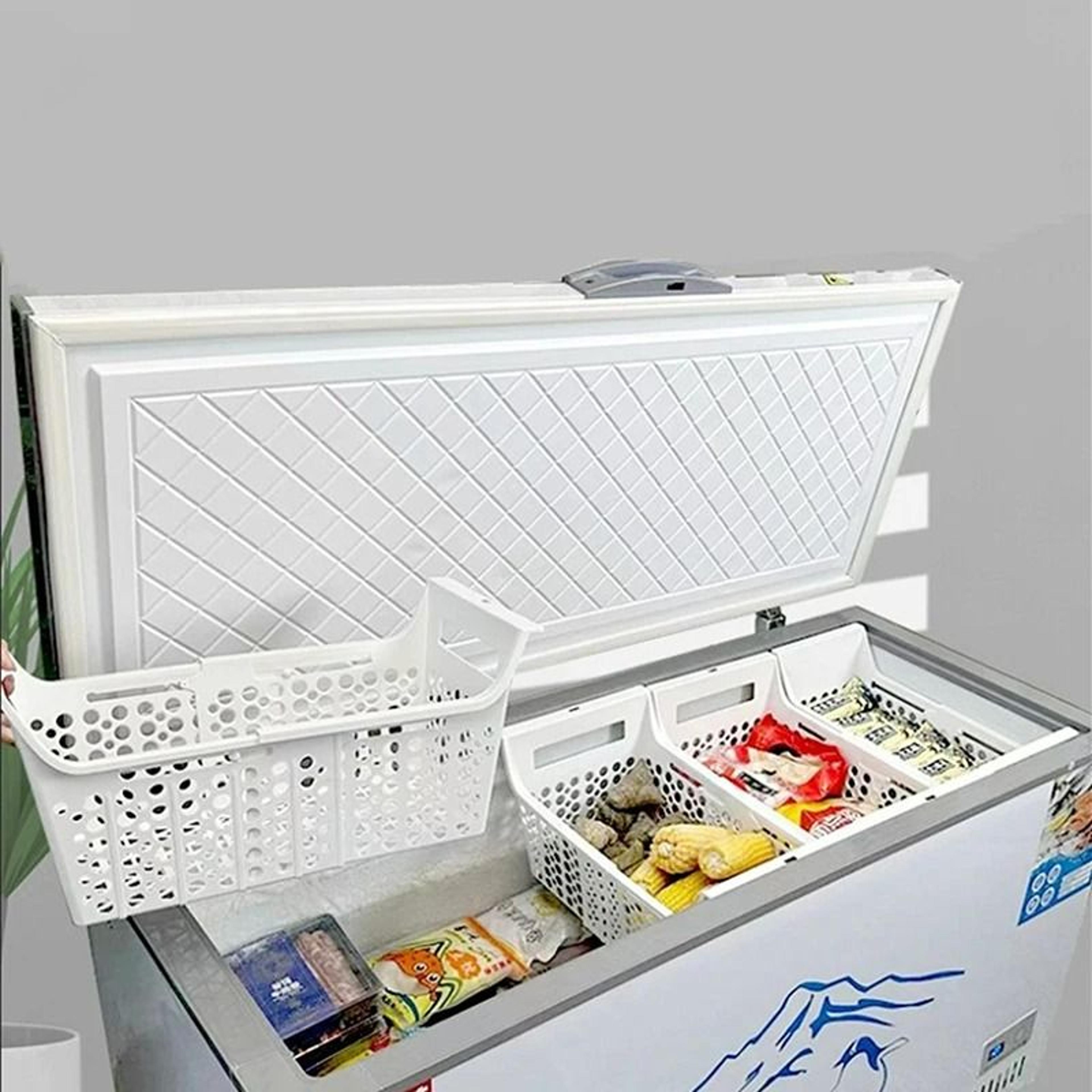 chest freezer organizer basket & heavy-load deep freezer storage rack