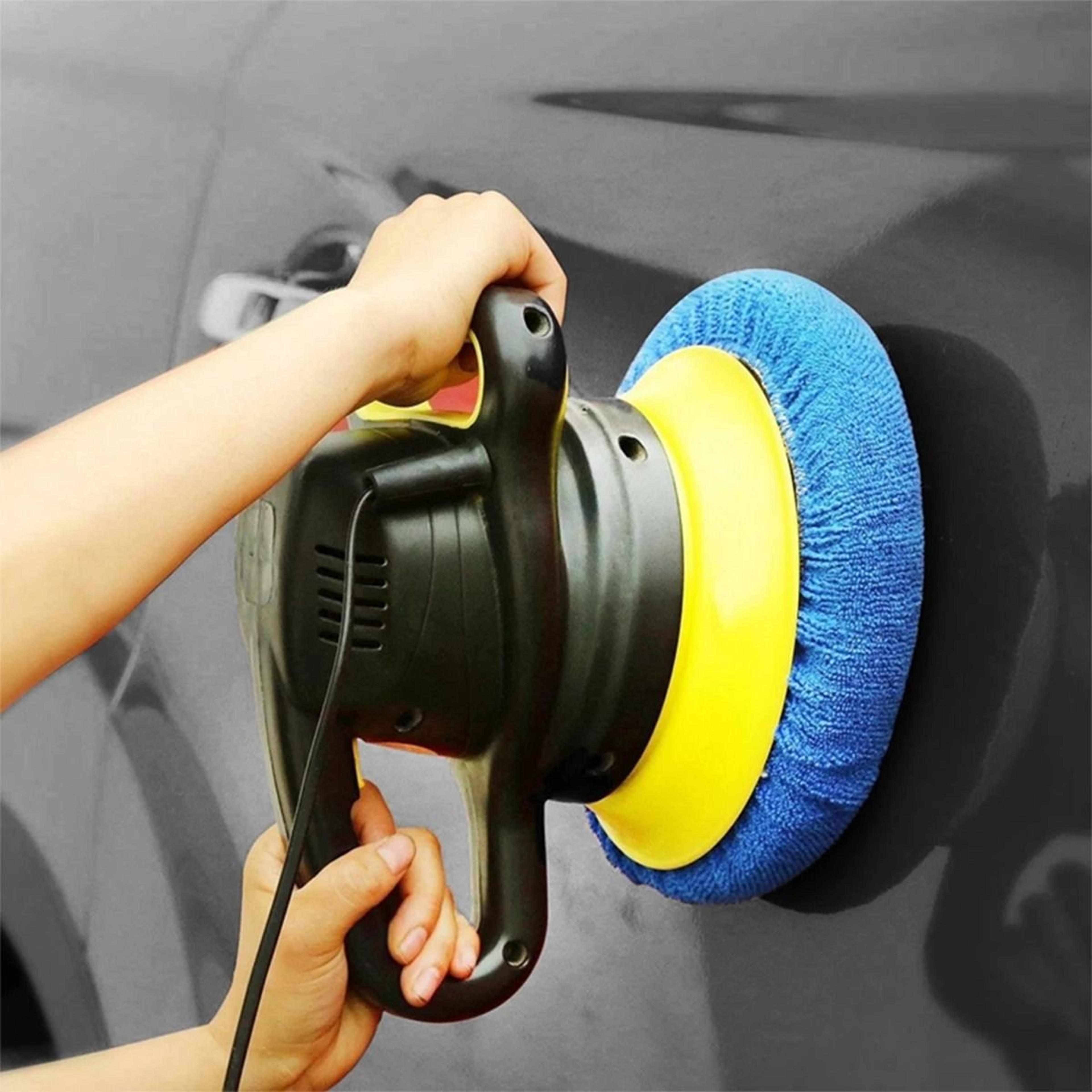 10Piece Car Polishing Pad Bonnet Set  910 Inch Auto Soft Microfiber  Wool Buffer Covers 5