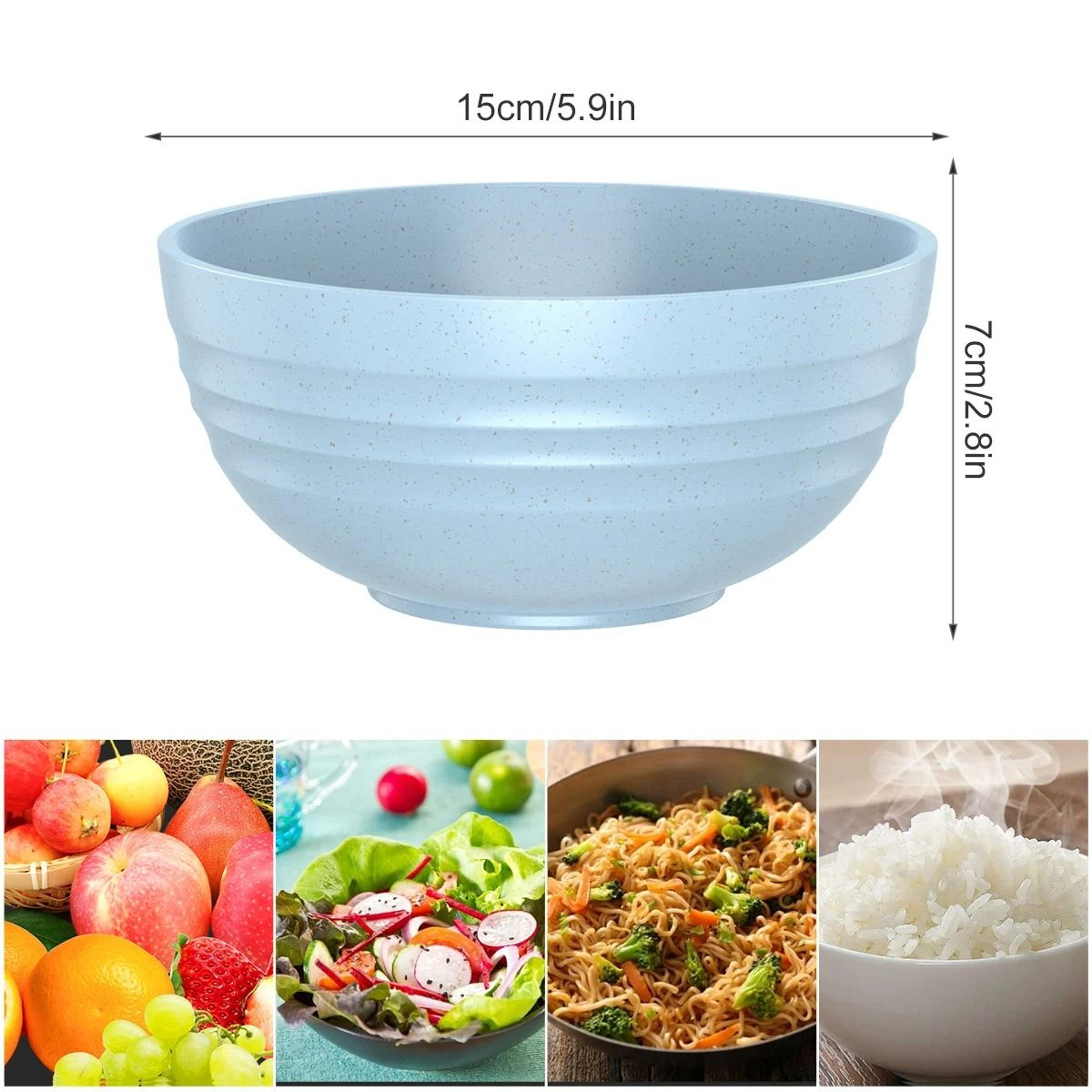 4Piece Unbreakable Cereal Bowl Set  Durable Microwave  Dishwasher Safe Bowls 2