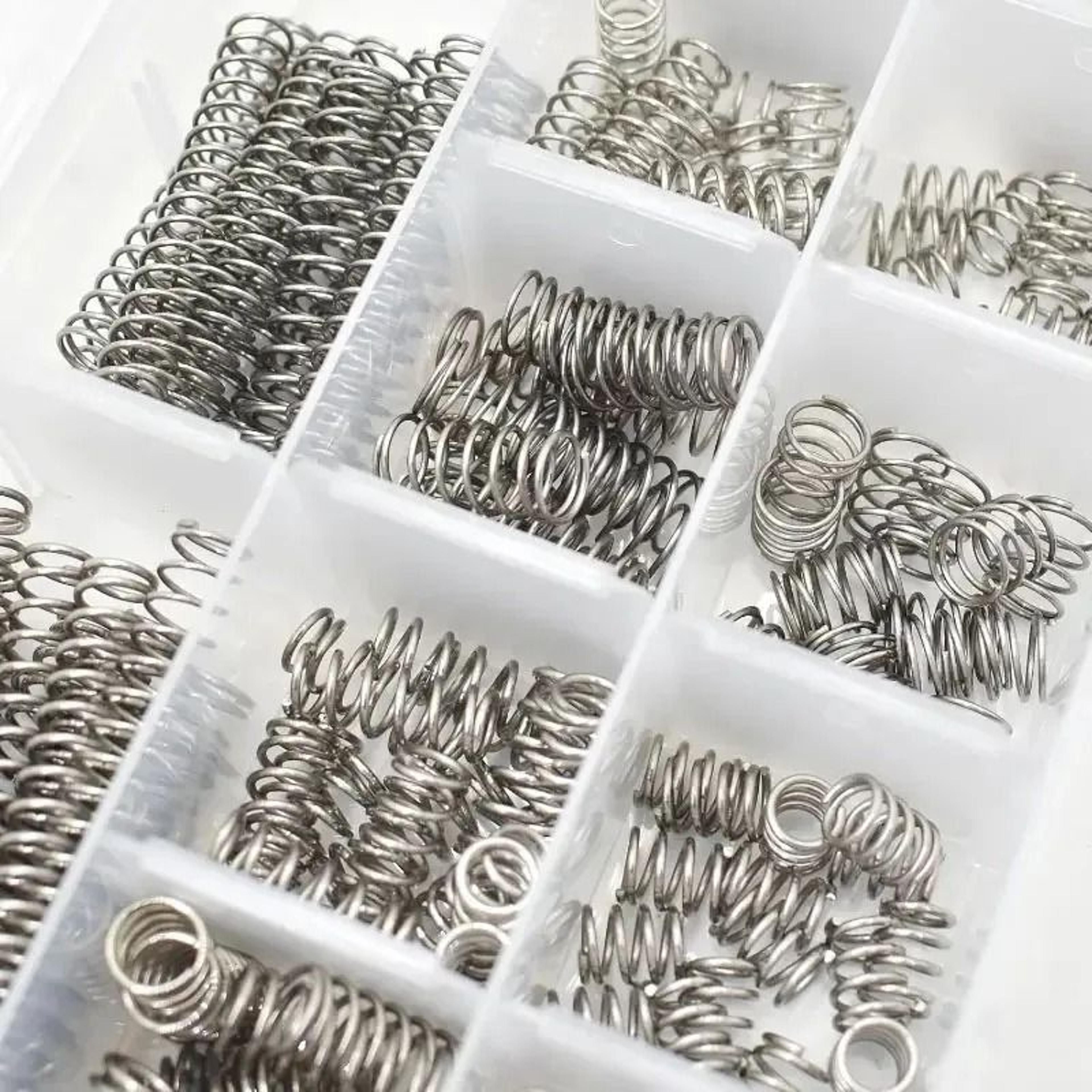 304 Stainless Steel Compression Spring Assortment Kit  15Size Box Of Small Springs For Mechanical R 1