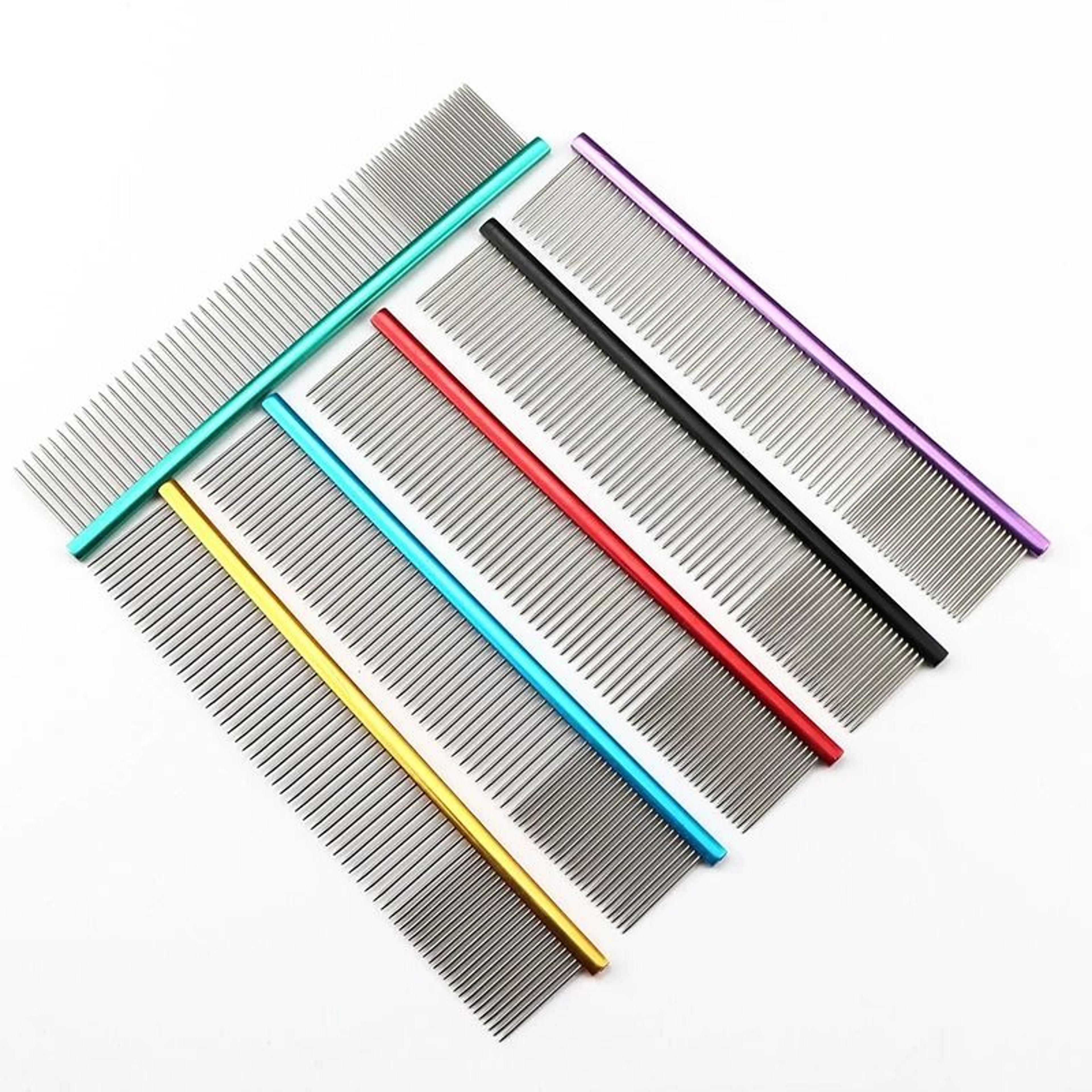 Light Aluminum DualAction Pet Grooming Comb 2