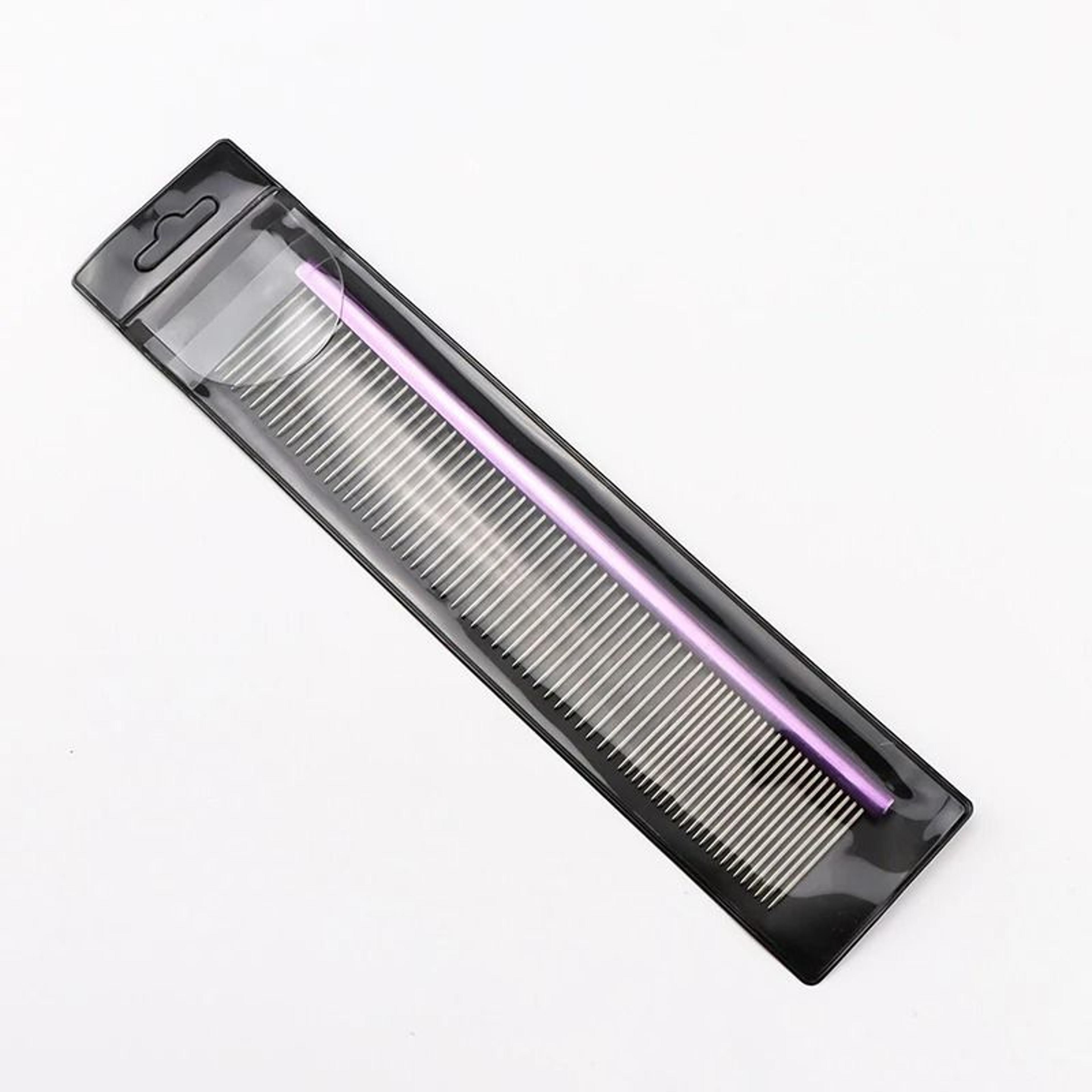 Light Aluminum DualAction Pet Grooming Comb 6