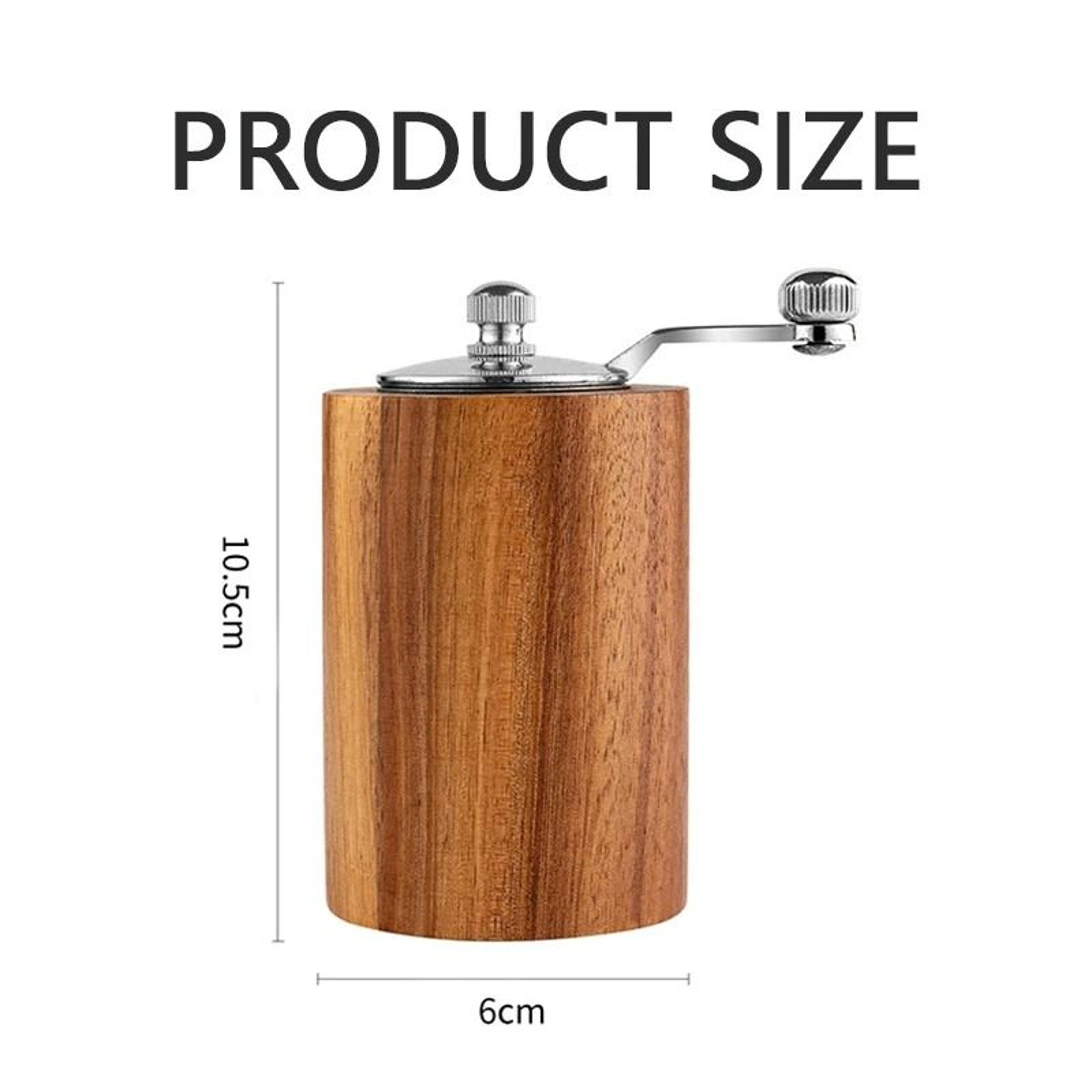 HandCranked Solid Wood Manual Pepper Grinder 3