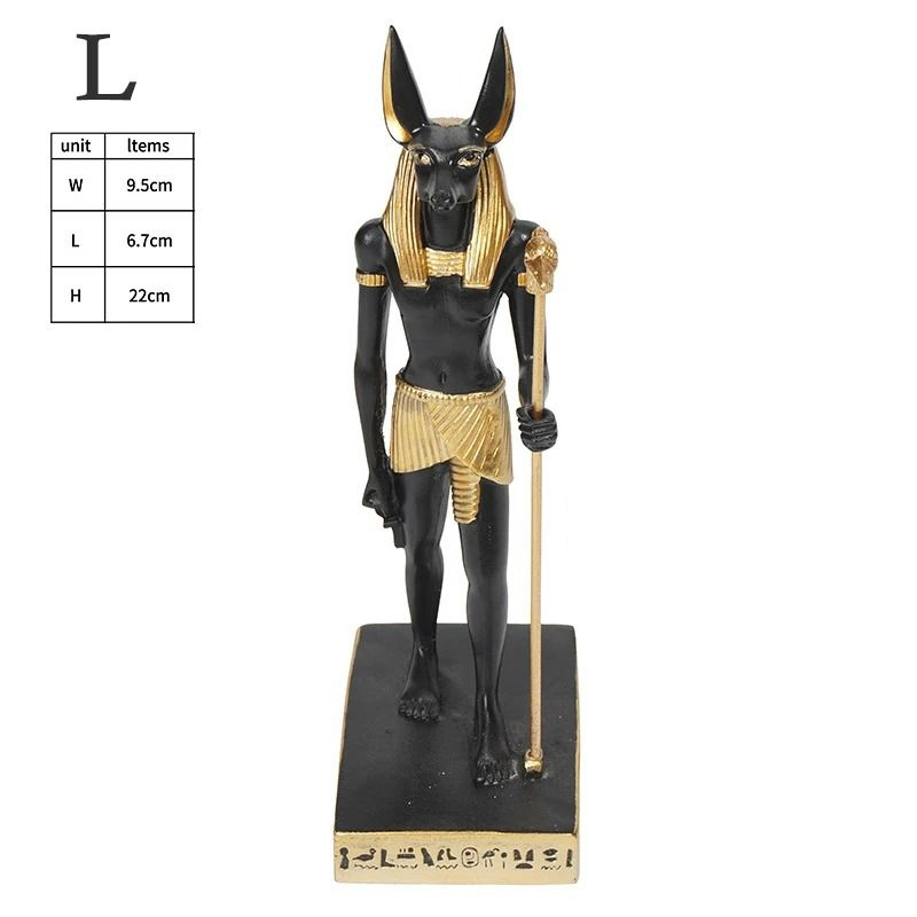 Egyptian Anubis Jackal God Resin Sculpture 6