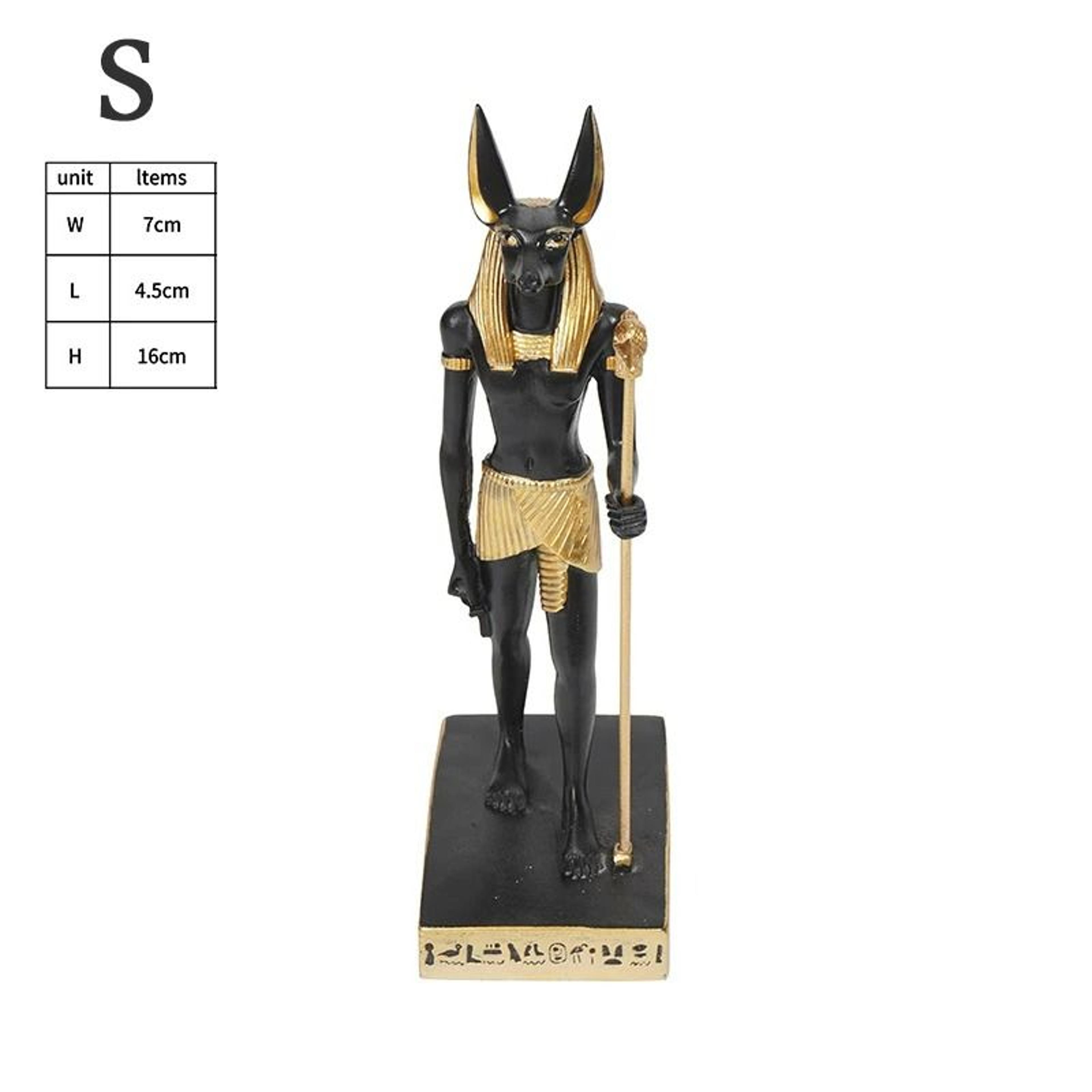 Egyptian Anubis Jackal God Resin Sculpture 7