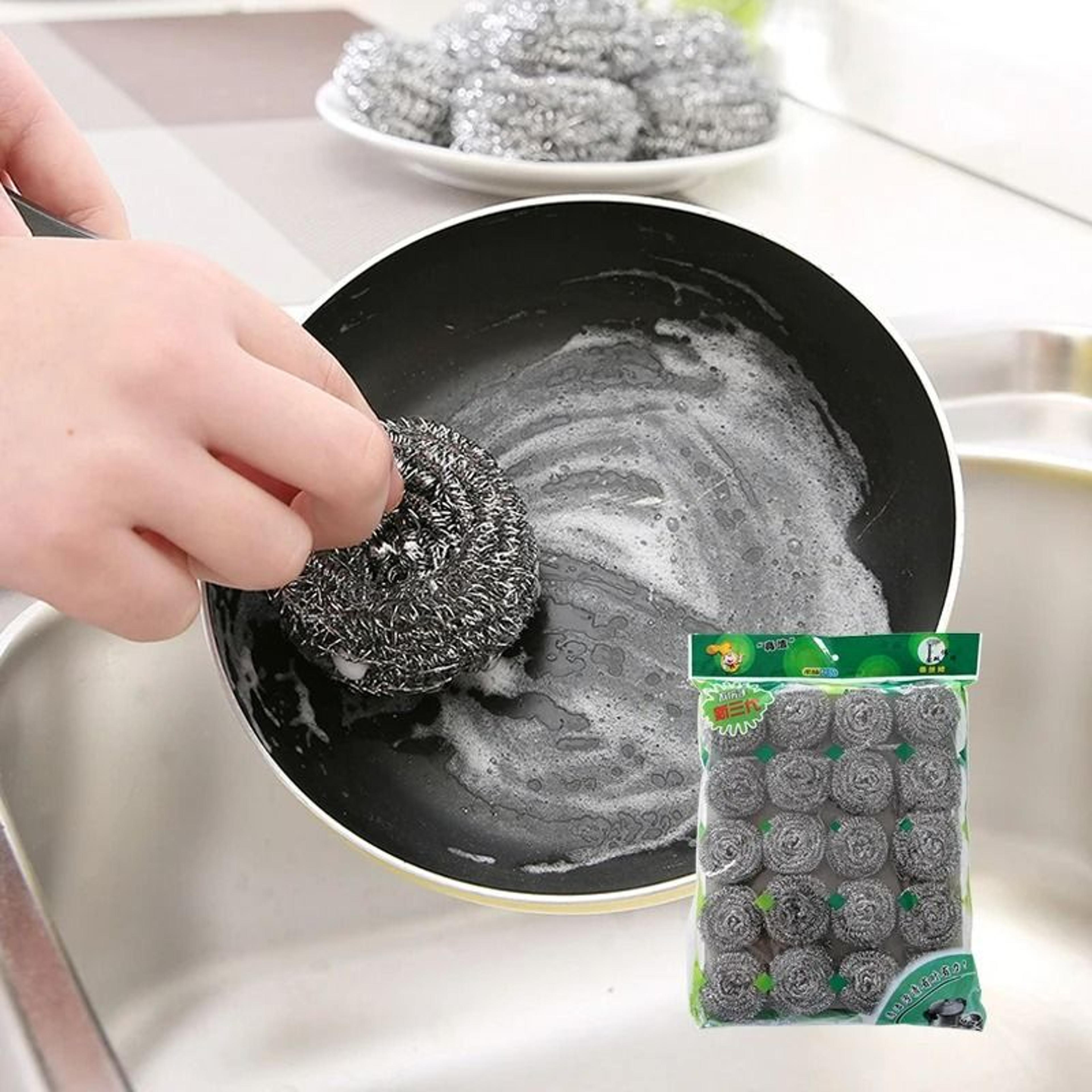 HighZinc Wire Steel Mesh Scrubbers  Wool Pads 2
