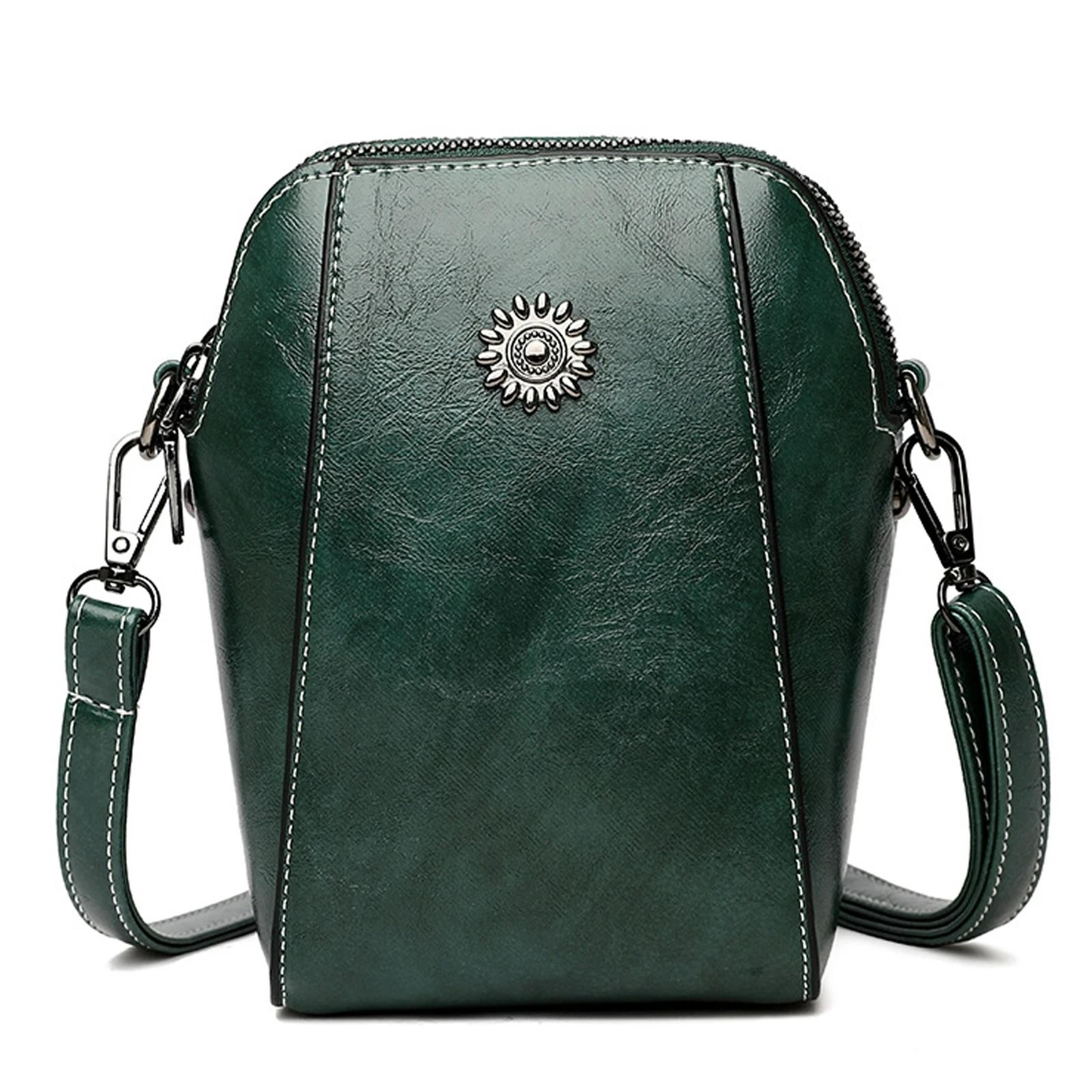 Luxury Soft Leather Crossbody Tote 10