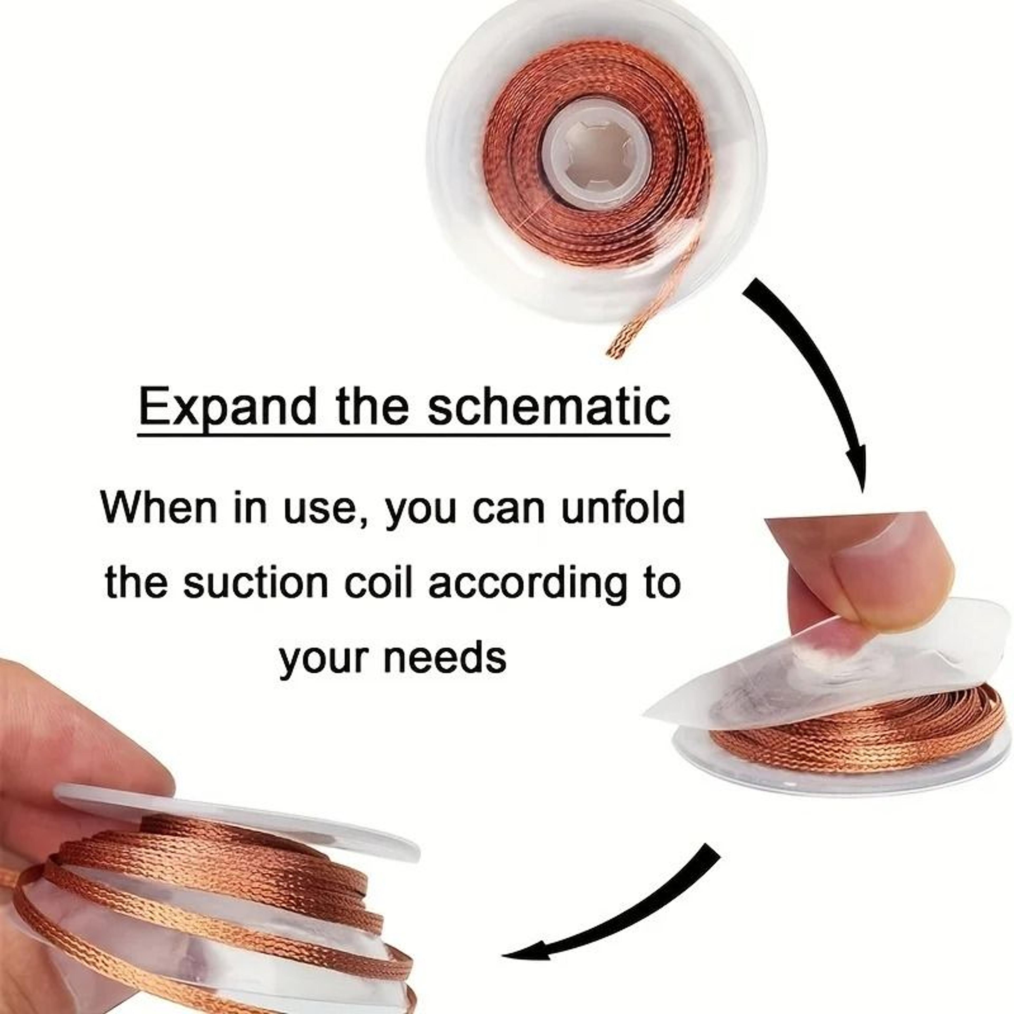 Precision Copper Desoldering Braid  Solder Remover 1