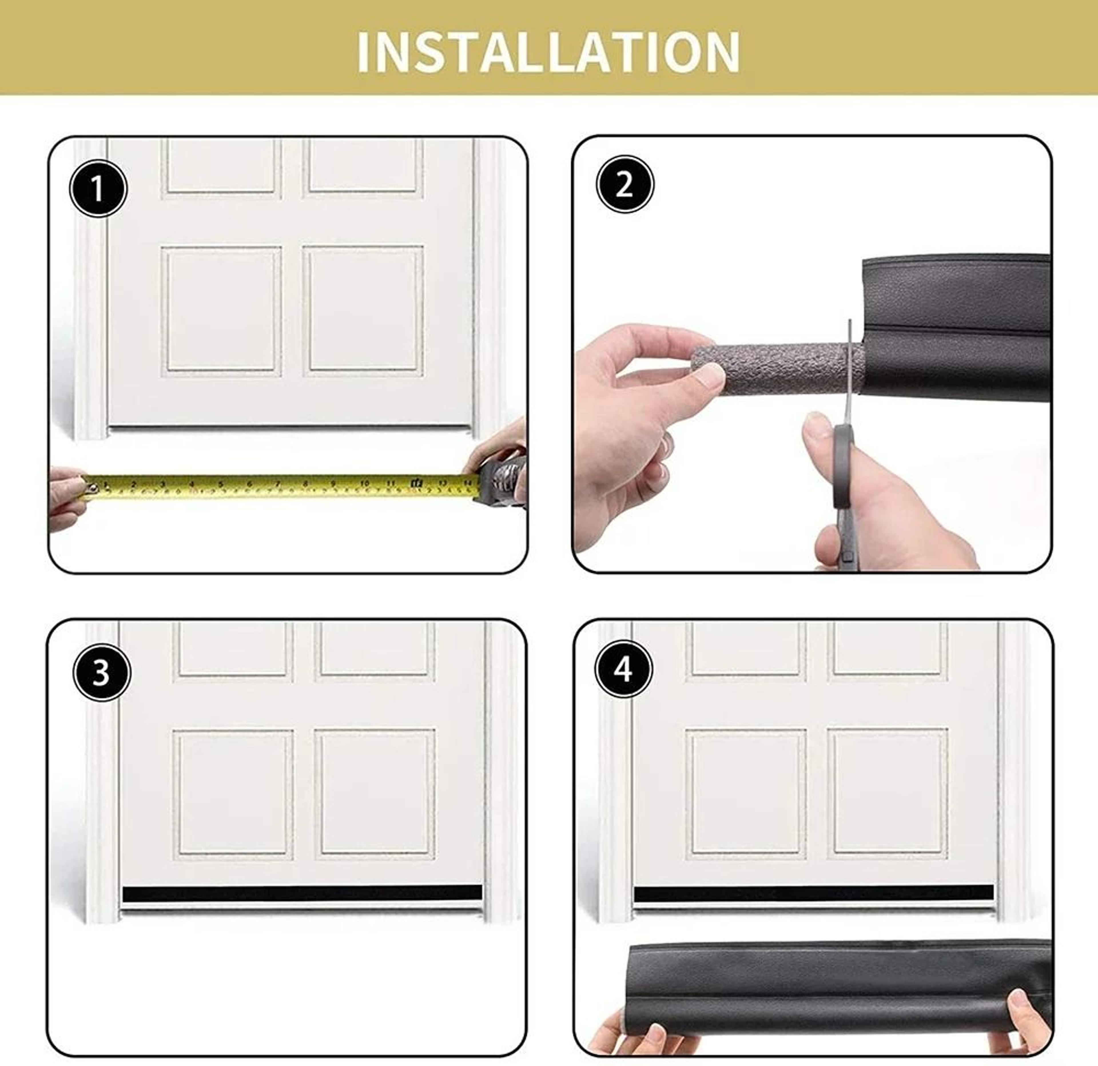 Adjustable EnergySaving Under Door Draft Stopper 6