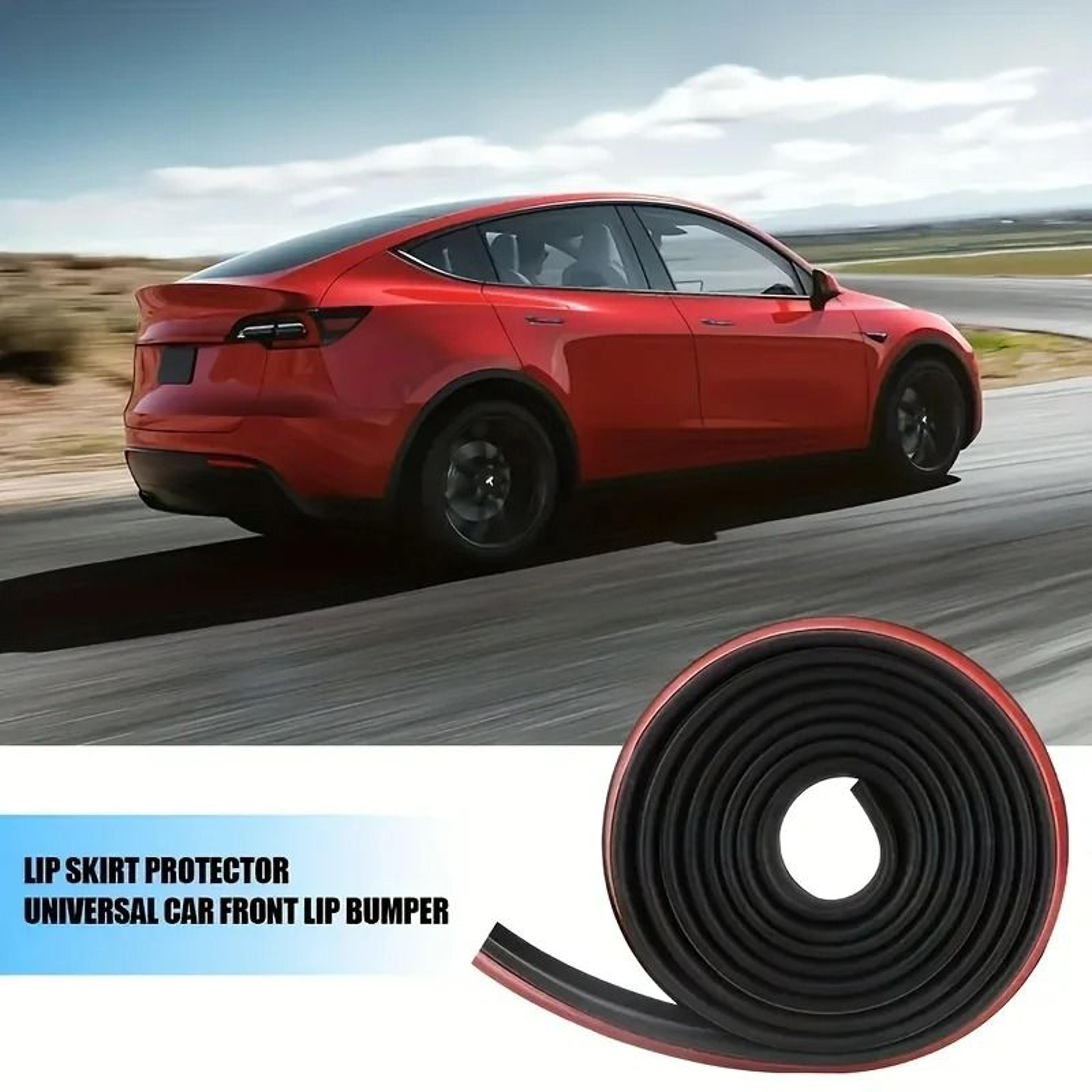 Universal Rubber Front Bumper Spoiler Lip Protector Strip 6