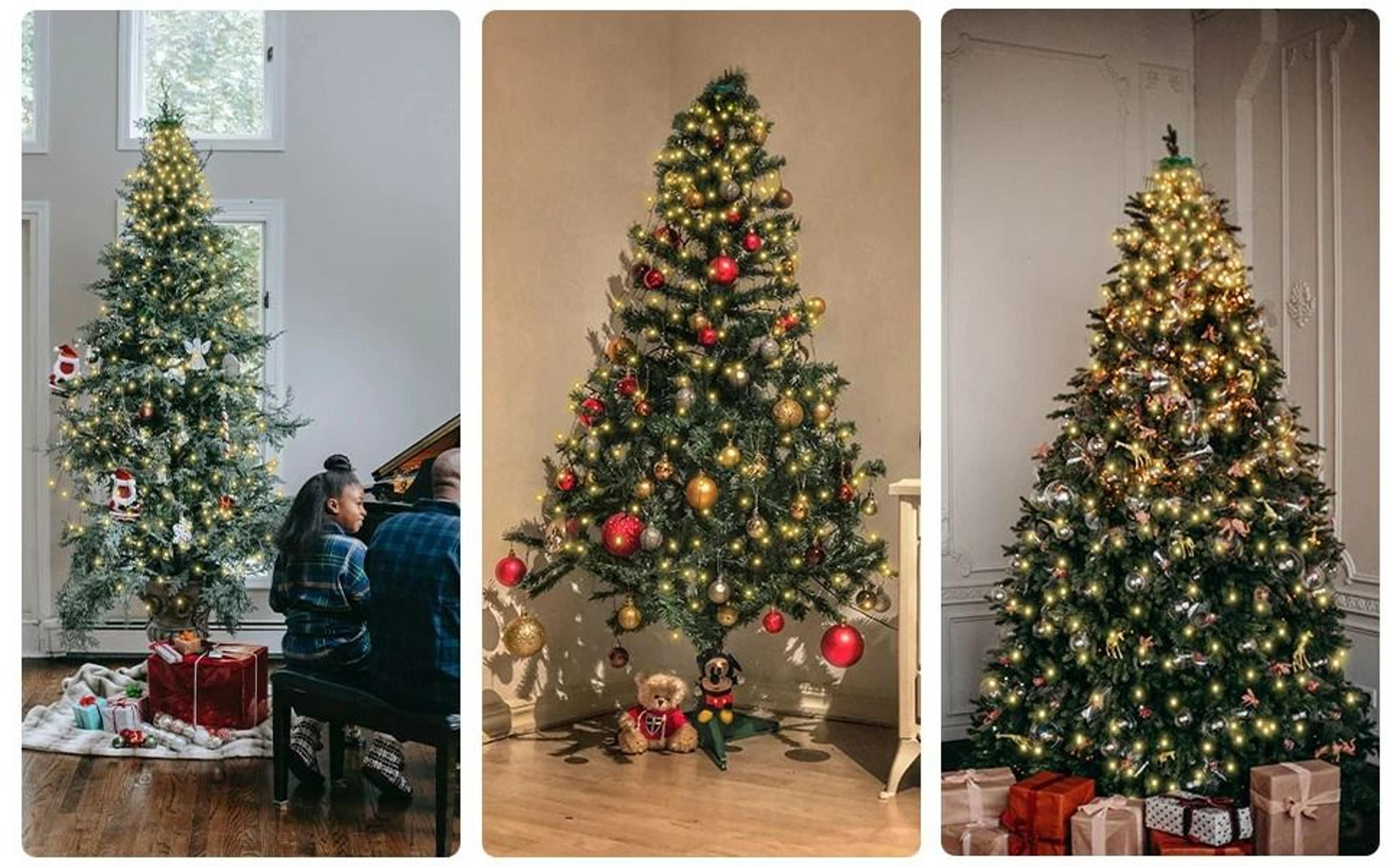 400 LED Christmas Tree Topper Star Waterfall Lights 5