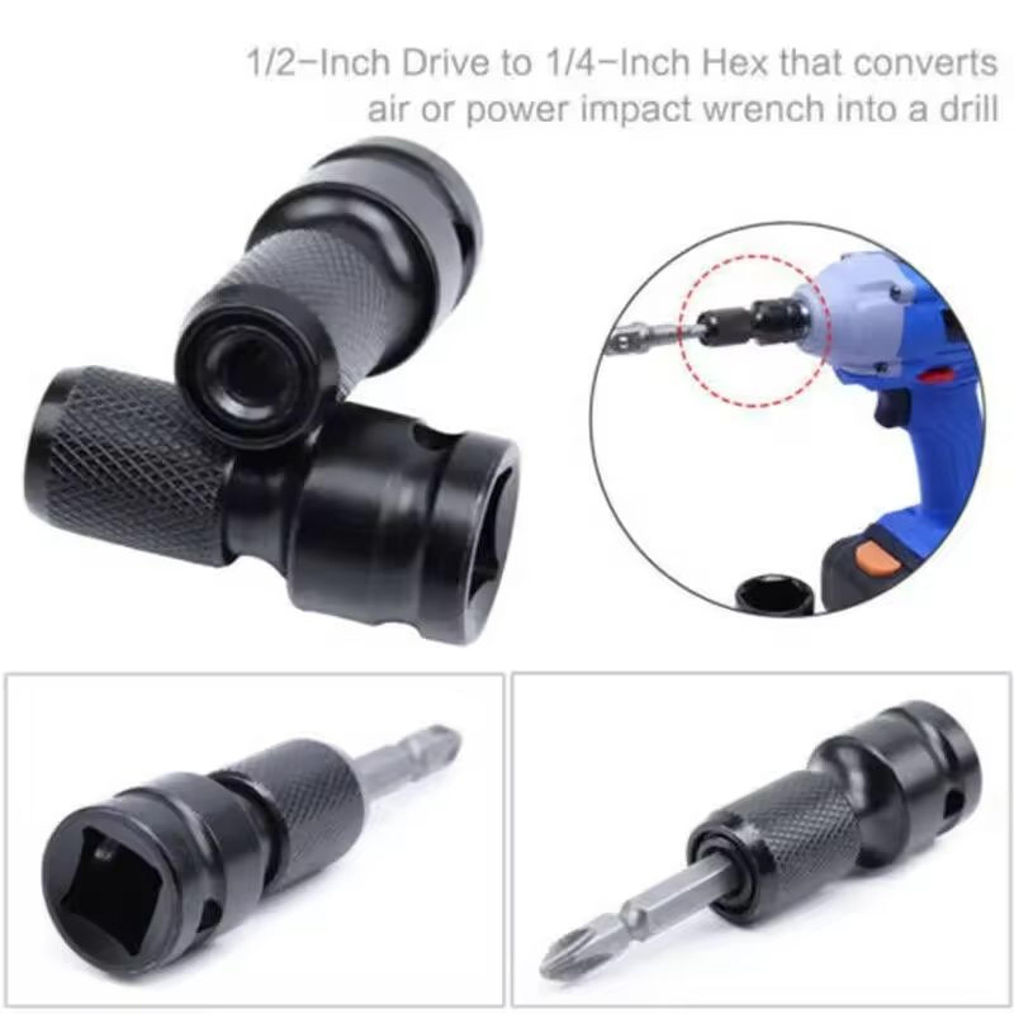 12 In Drive To 14 In Hex Impact Chuck Converter 3