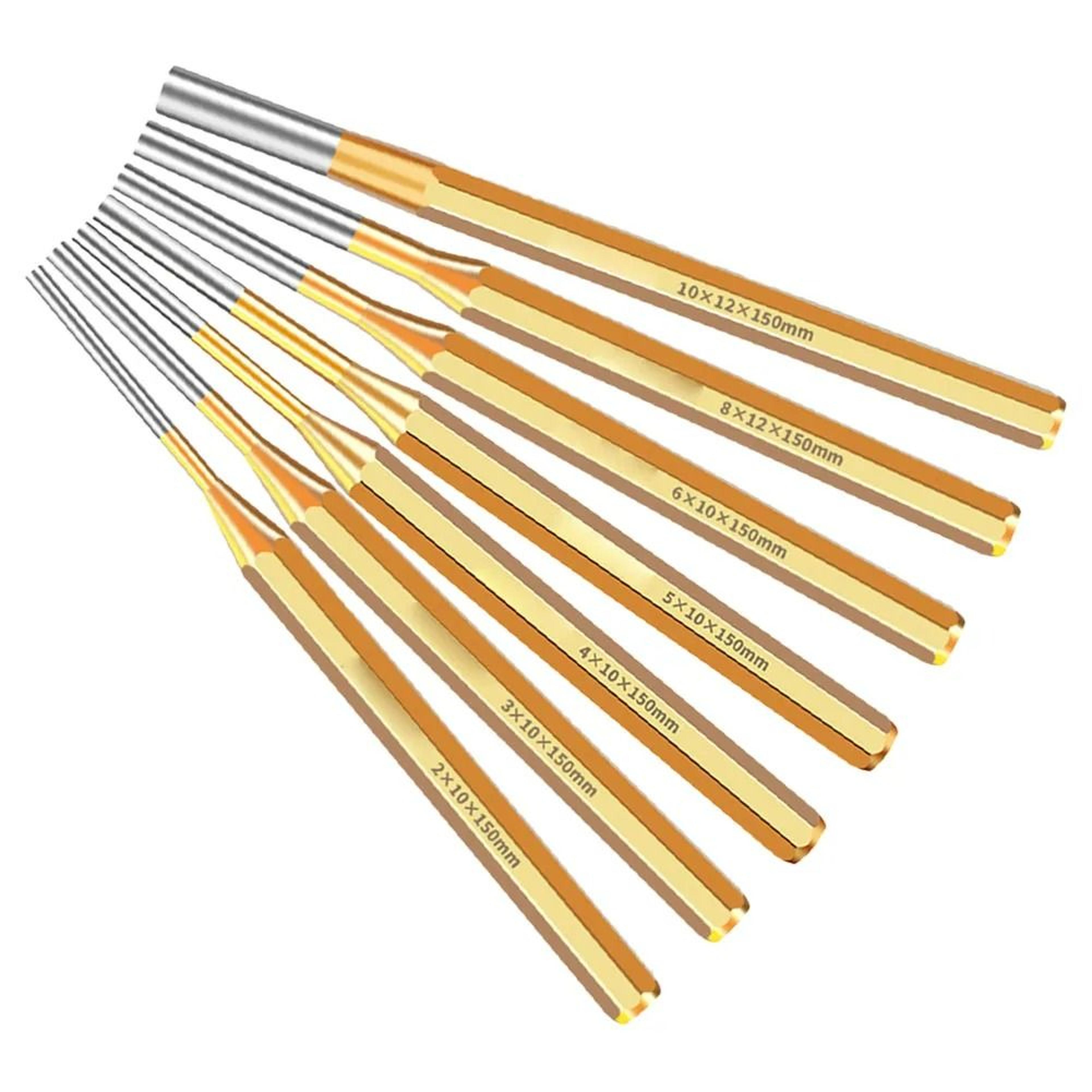 HeavyDuty NonMarring Solid Brass Roll Pin Punch 1