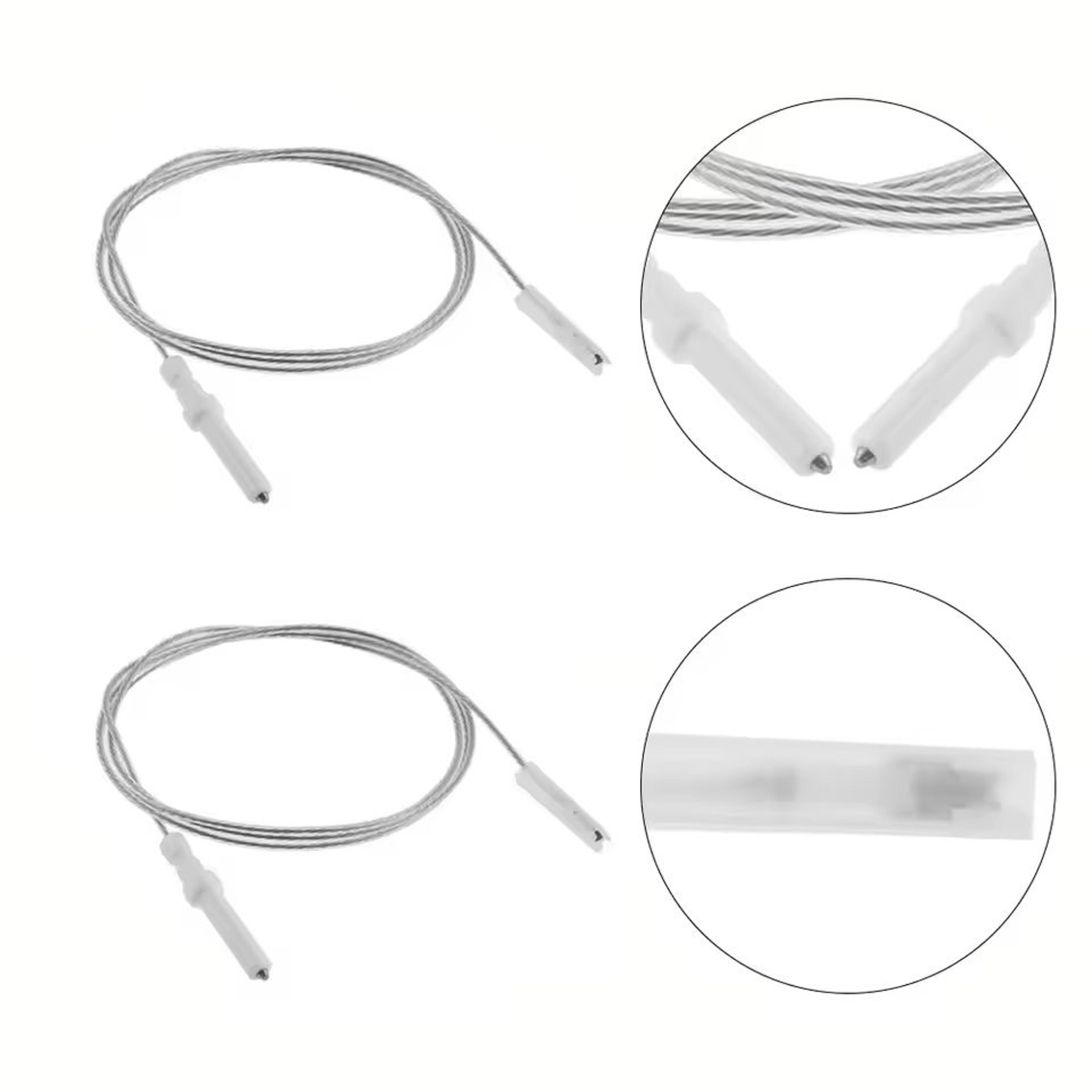 Universal Gas Cooker Range Ignition Electrode Plug  Wire 2Piece Pack 6