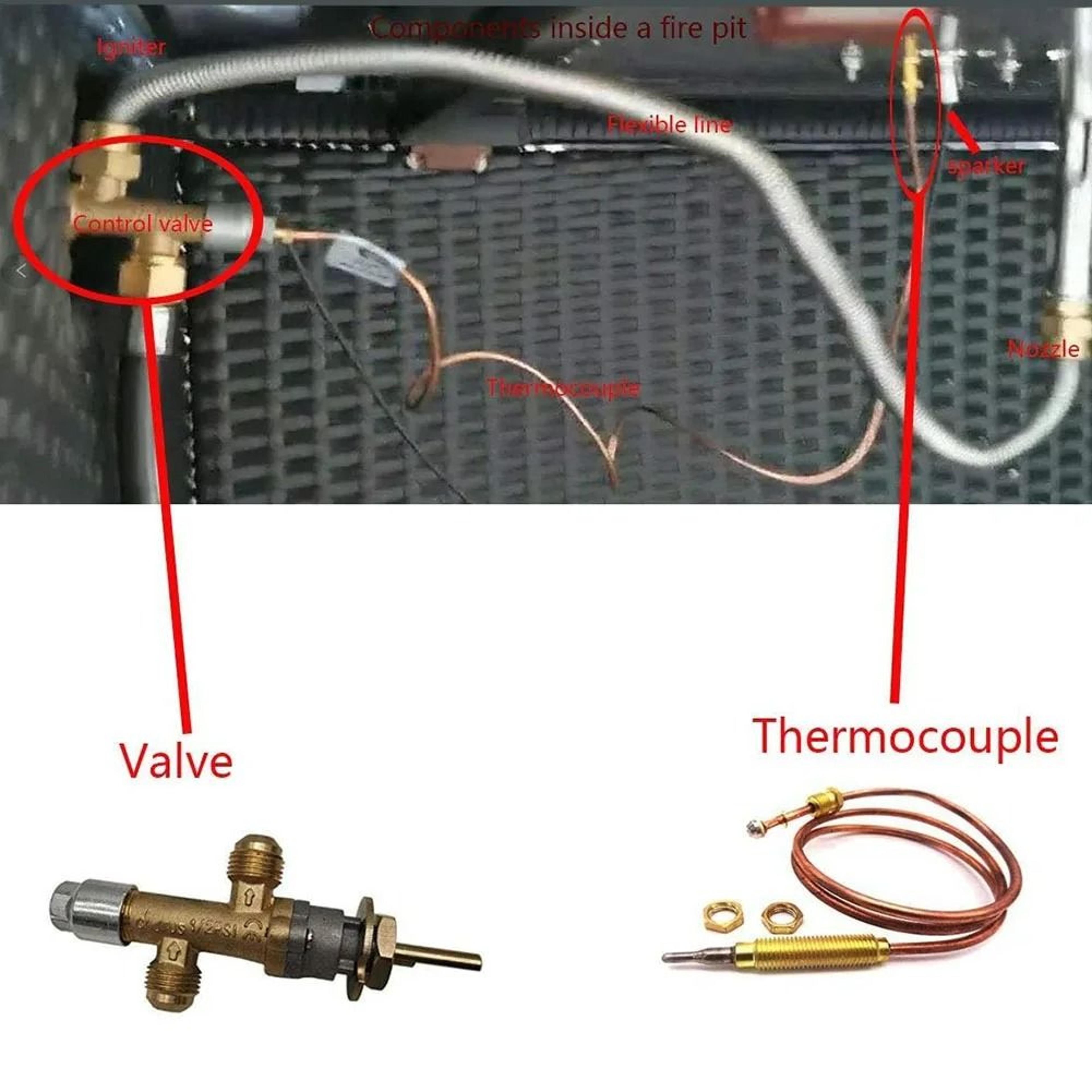 M8 Universal Gas Thermocouple Sensor Probe 2
