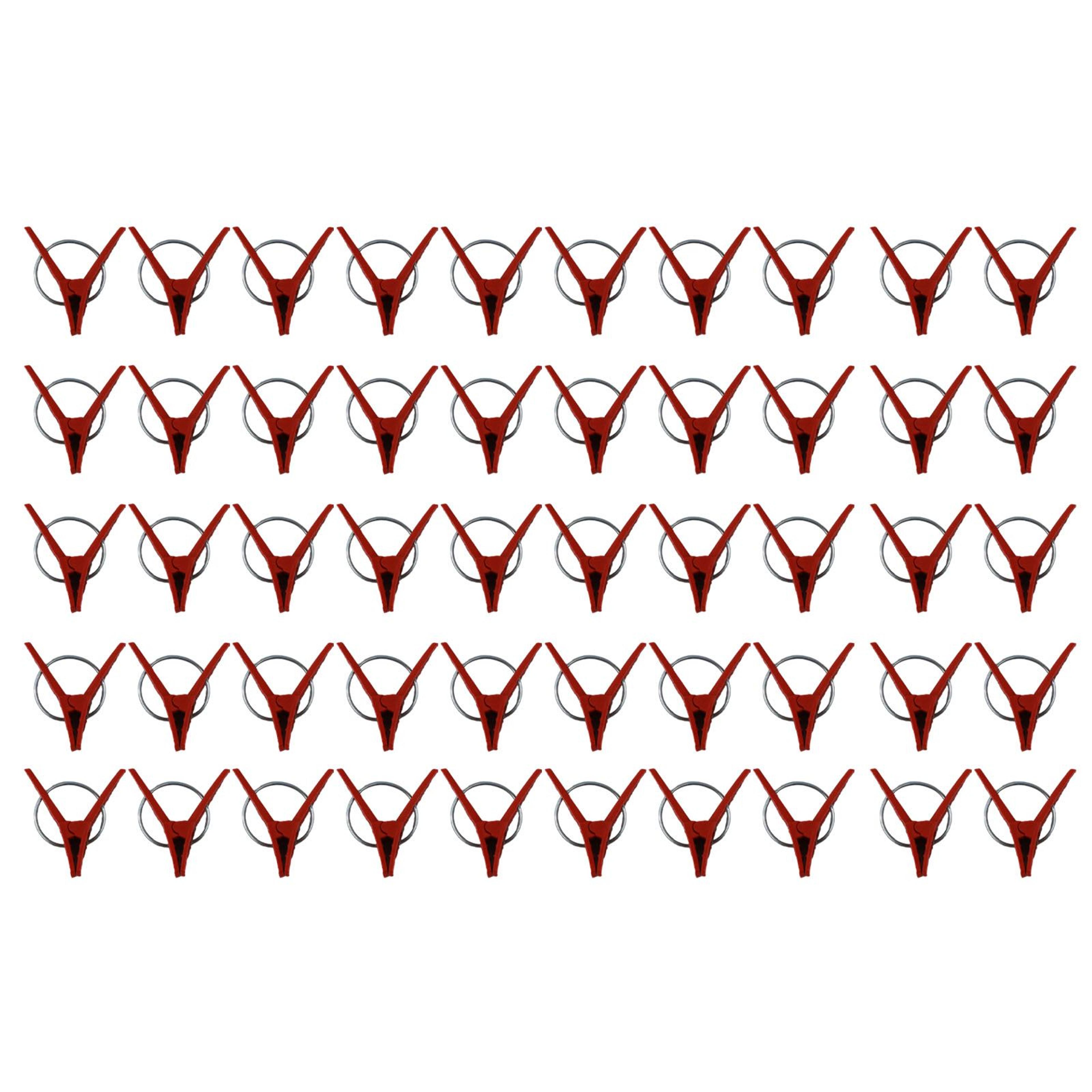 Mini Plastic Plant Grafting Clips 50Piece Pack 6