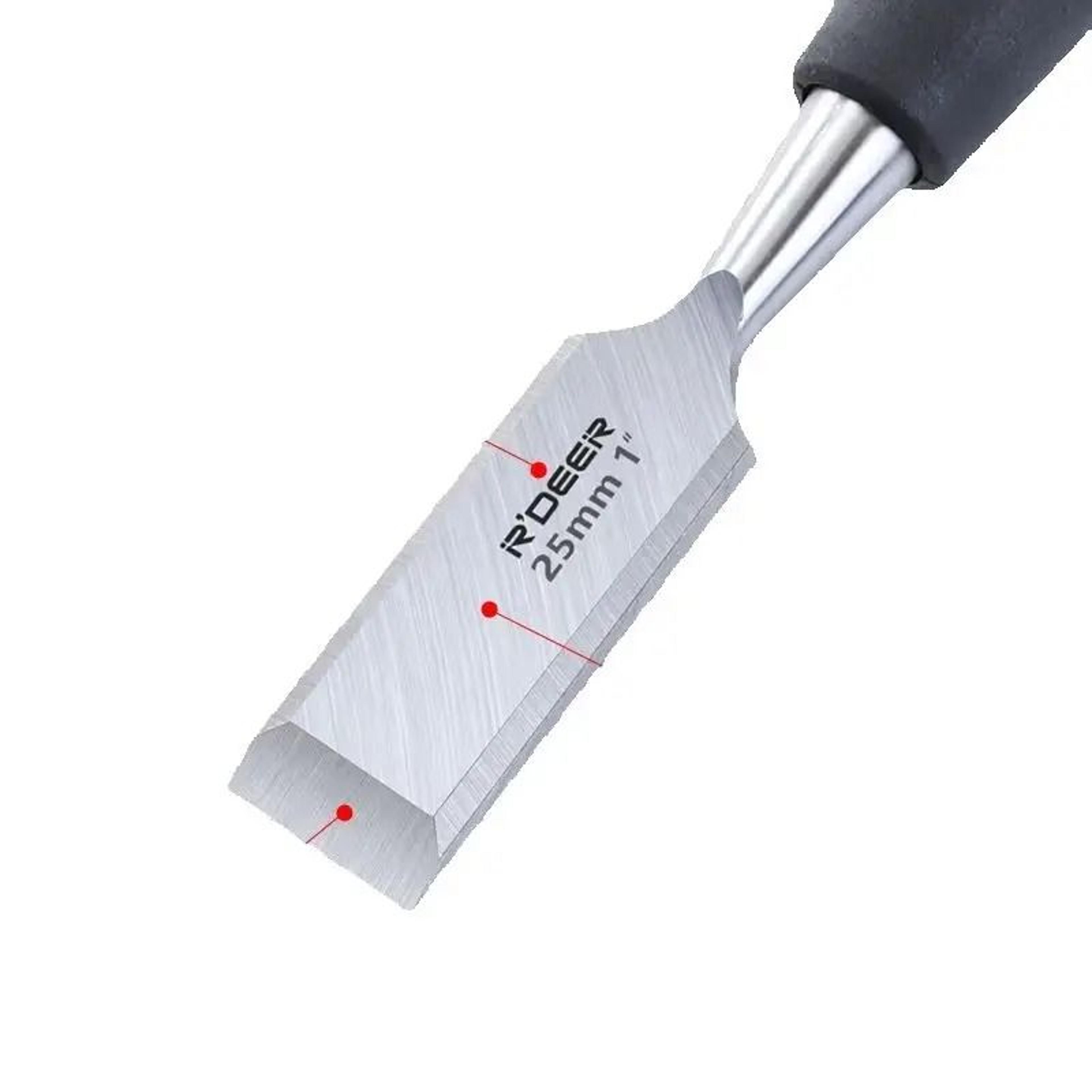 75Inch Carbon Steel Wood Chisel With StrikeCap Hammer End 5