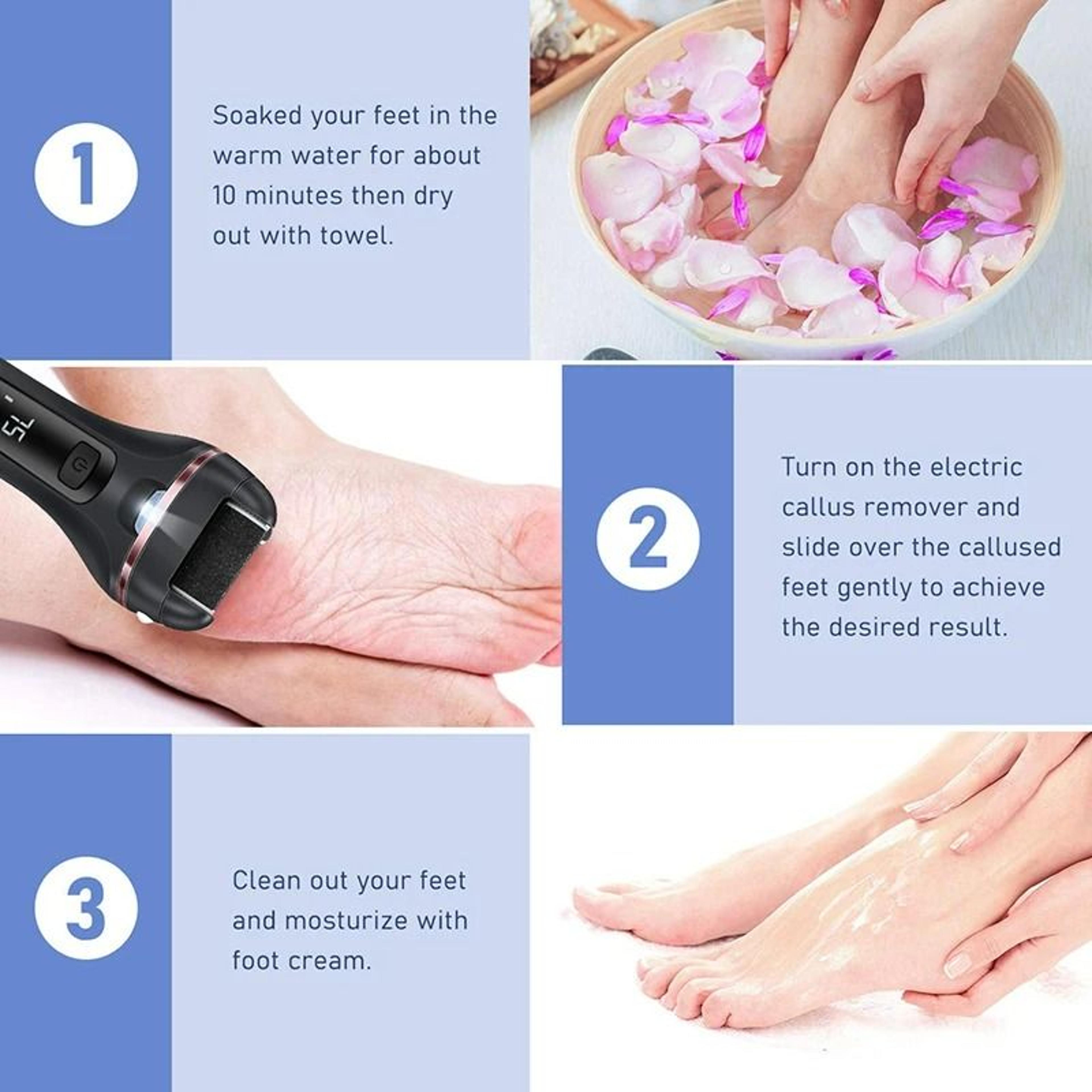 DirectPlug Electric Foot Sandpaper Pedicure Machine 6