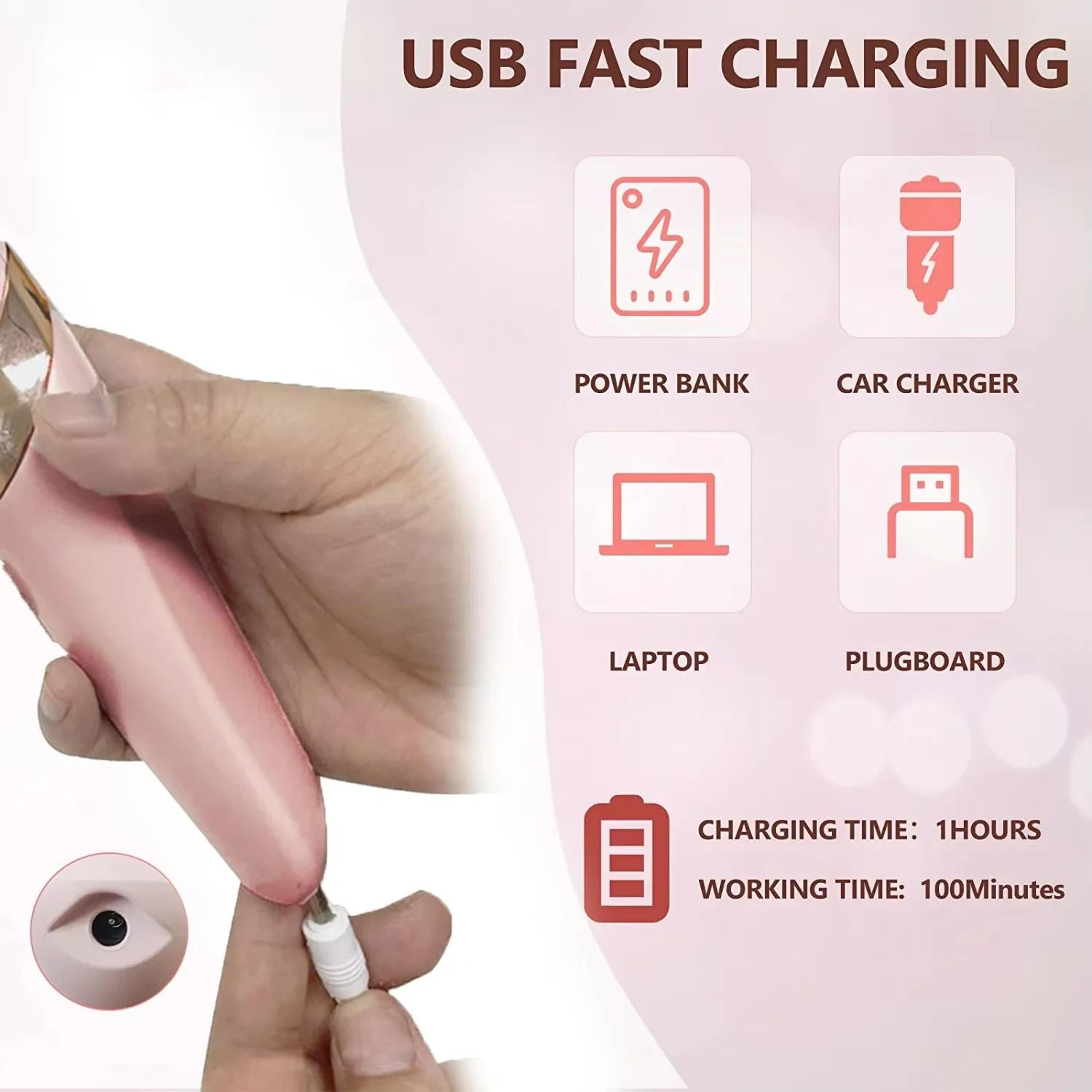 Rechargeable Electric Foot File And Callus Remover 2