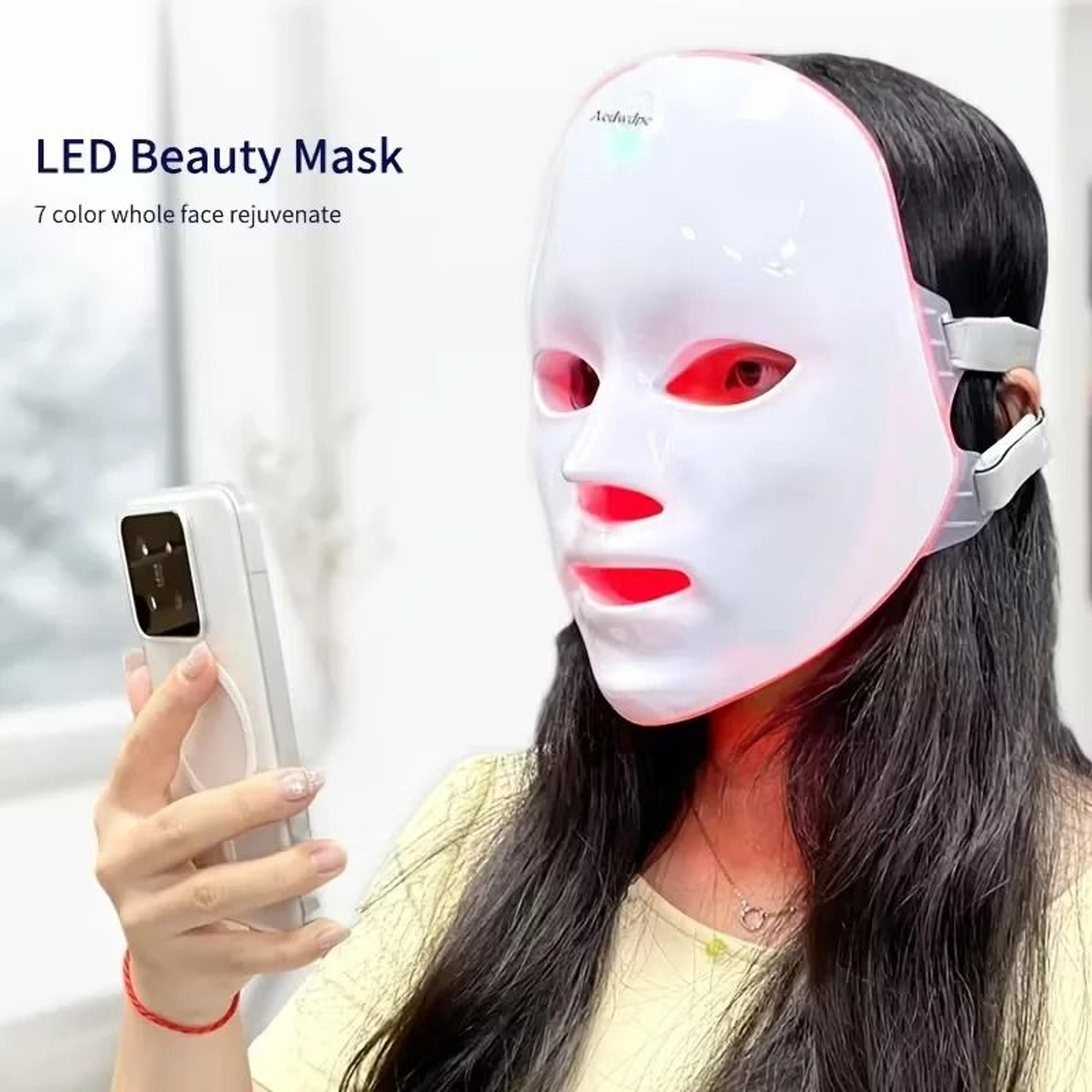 7Color Portable Wireless LED Facial Care Mask 5