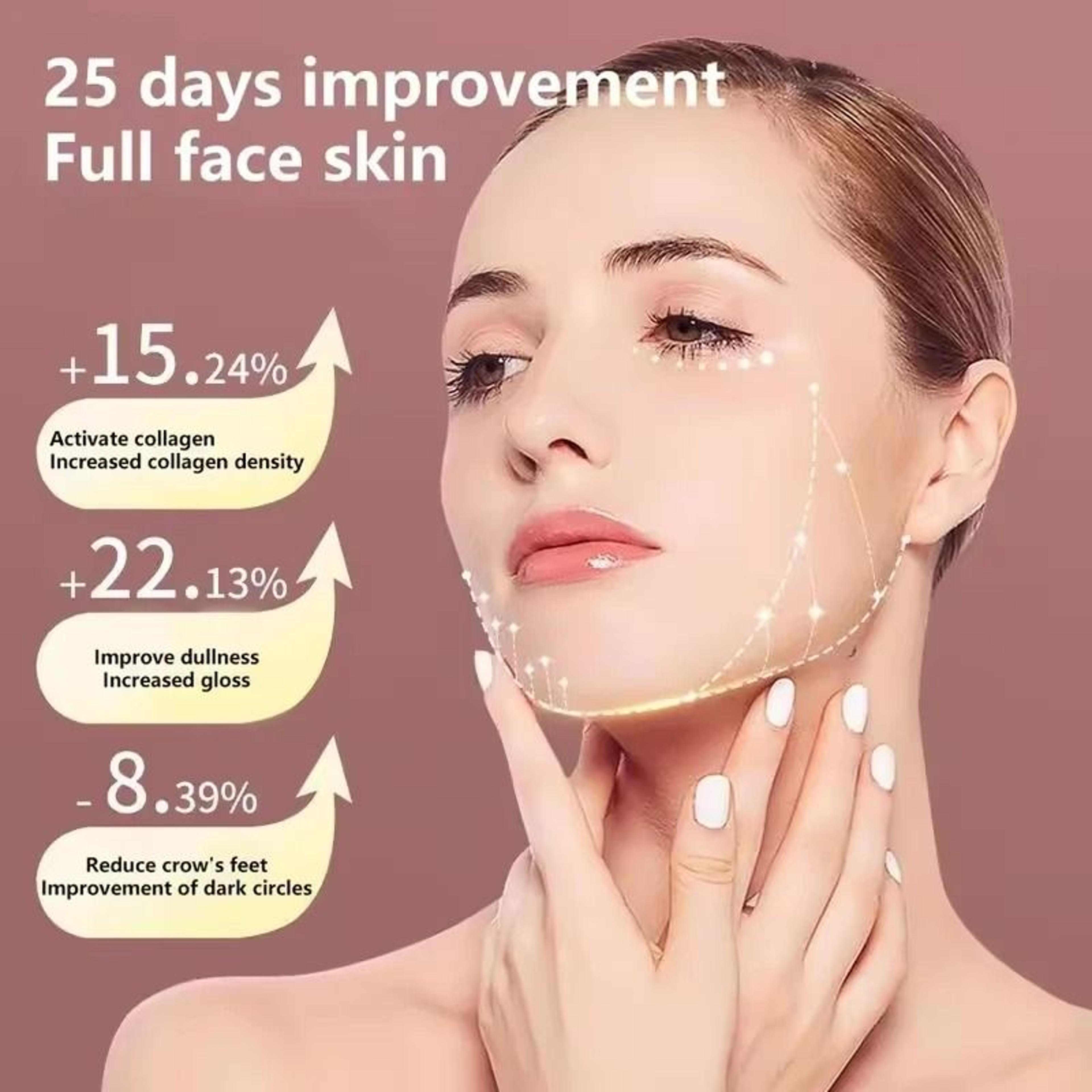 Heated VShape Facial Lifting Vibration Massager 4