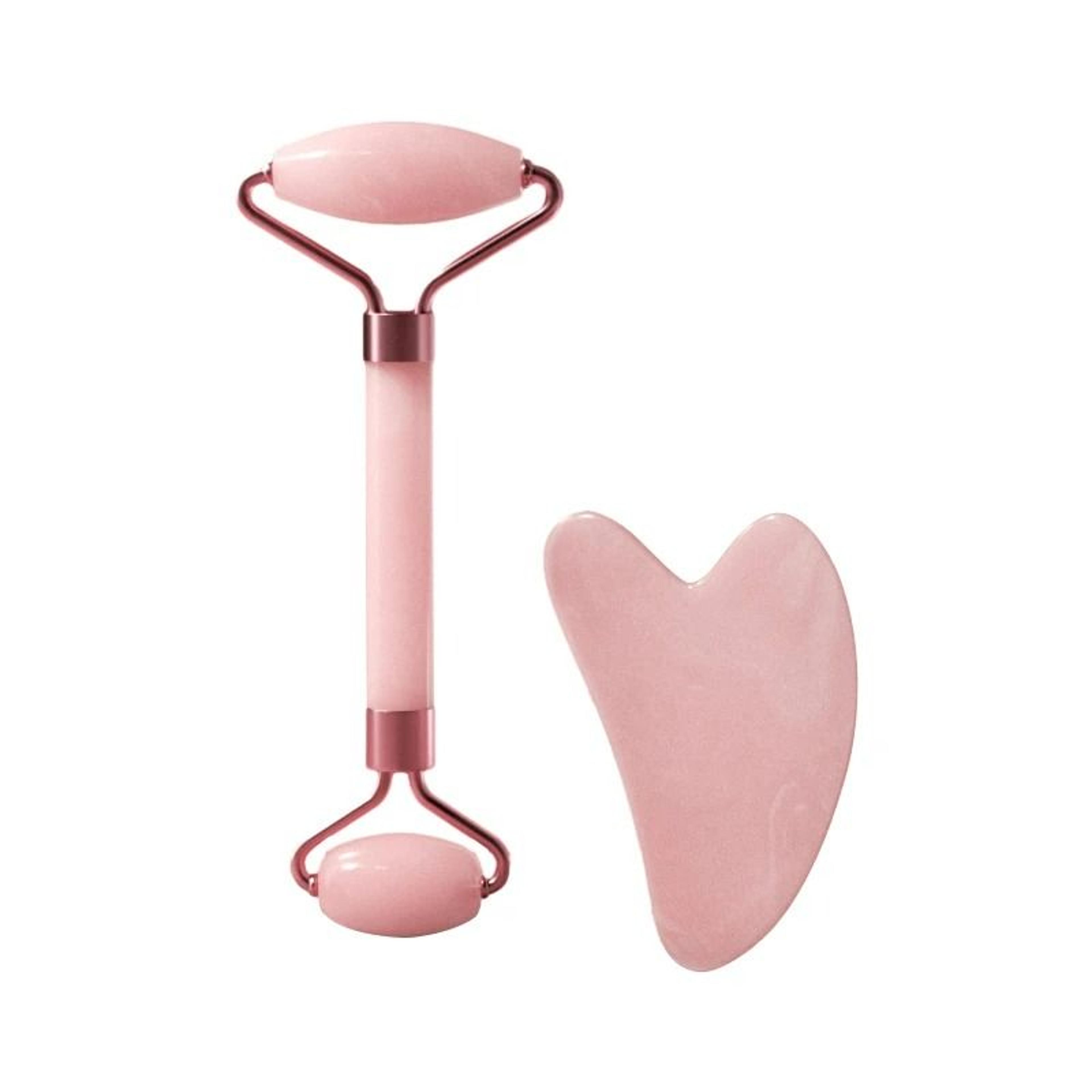 Resin Facial Massage Roller  Gua Sha Scraping Board Set 8
