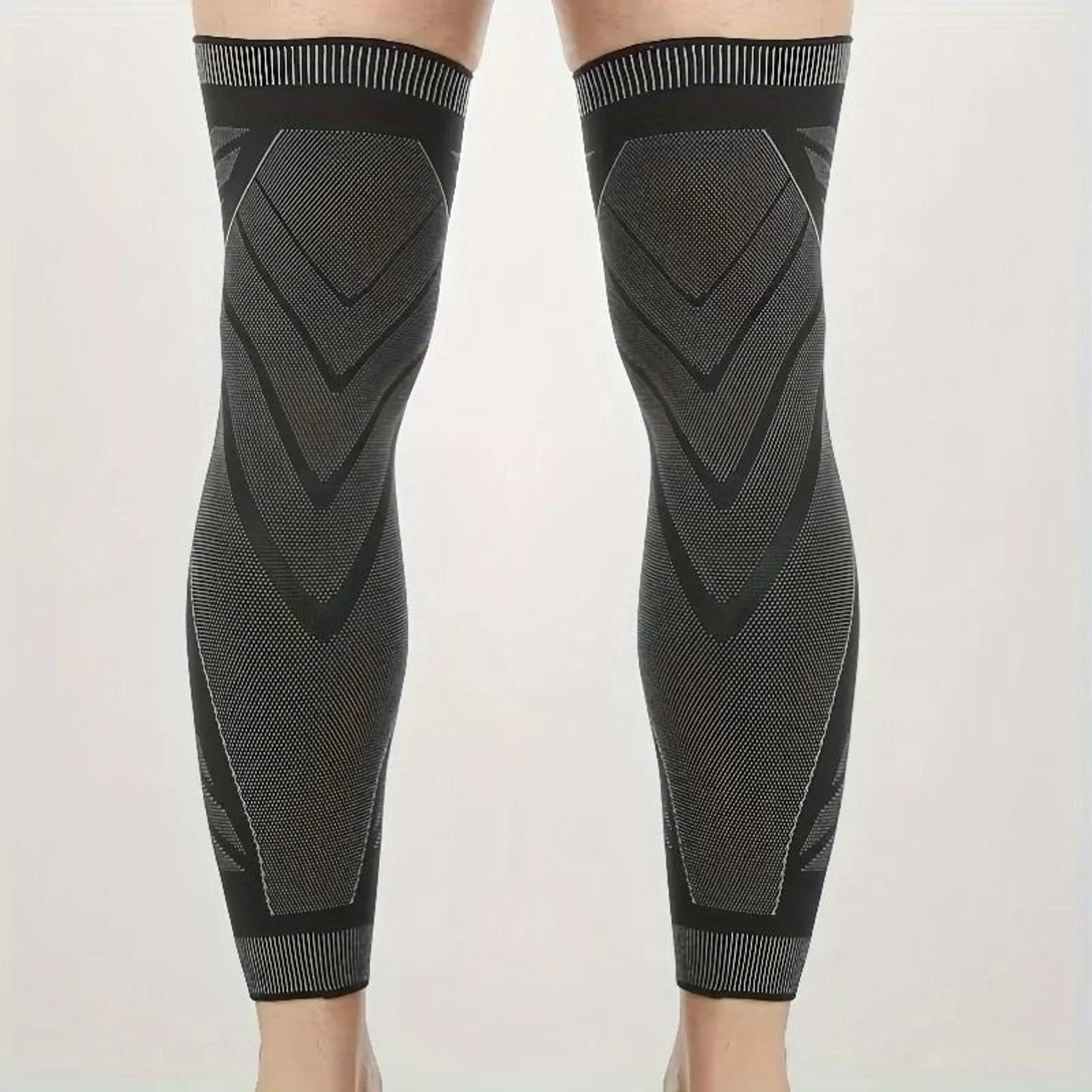 extended full-length compression leg & knee sleeve