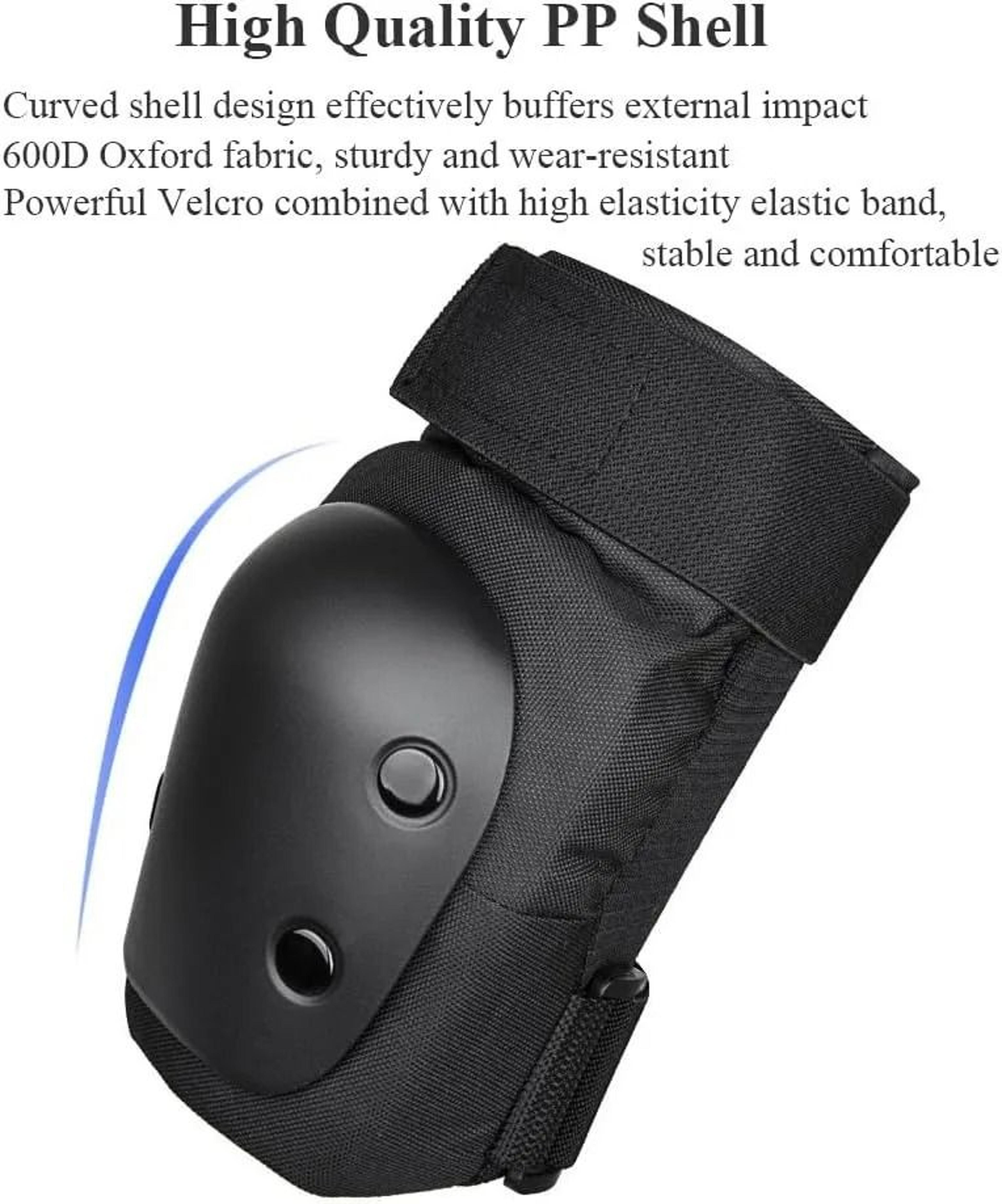 Adult  Youth 6in1 Protective Gear Safety Set Knee Elbow  Wrist Guards 2